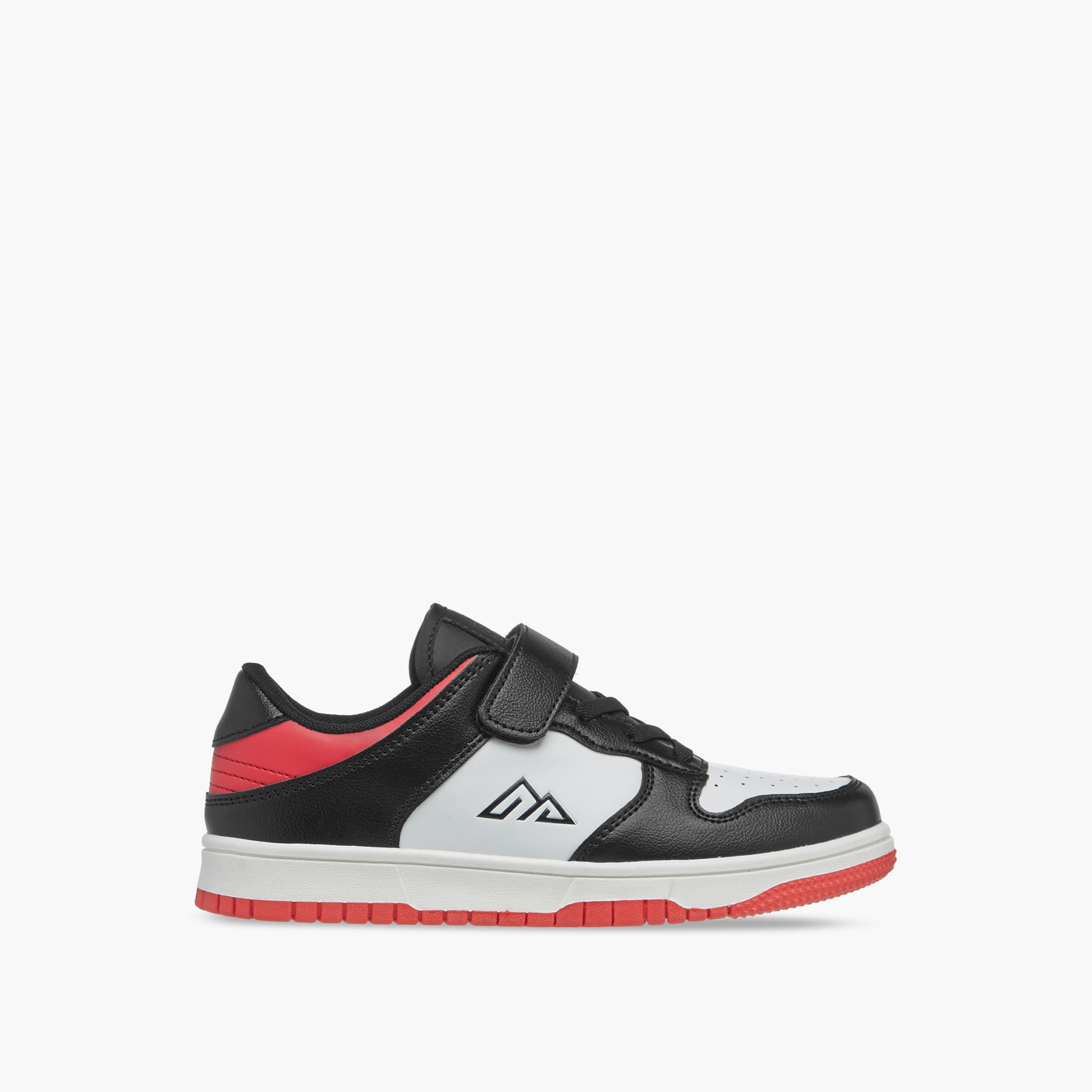 Oaklan by Shoexpress Kids Panelled Sneakers with Hook and Loop Closure-boys-shoes-sneakers-image-3