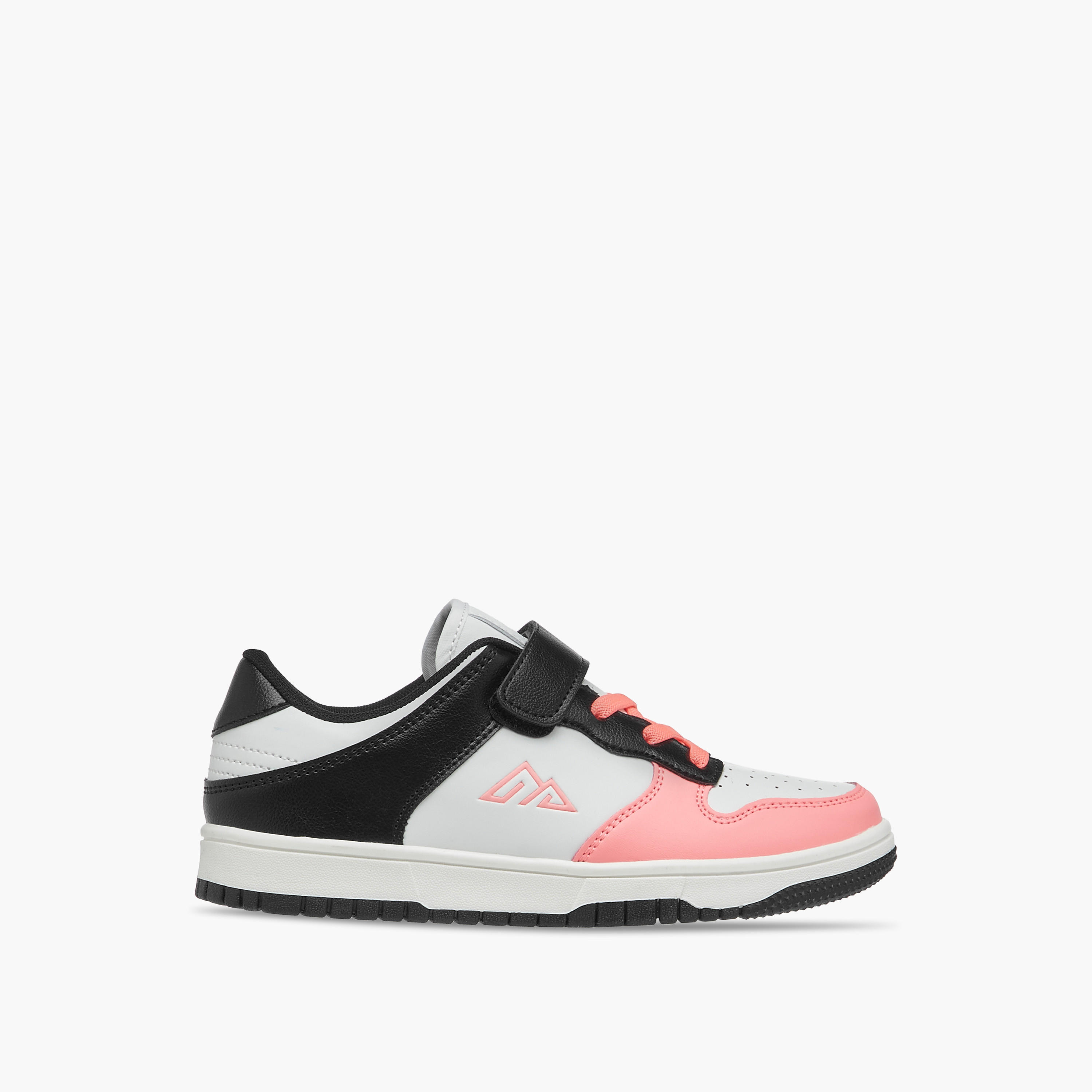 Oaklan by Shoexpress Colourblock Sneakers with Hook and Loop Closure-girls-shoes-sneakers-image-3