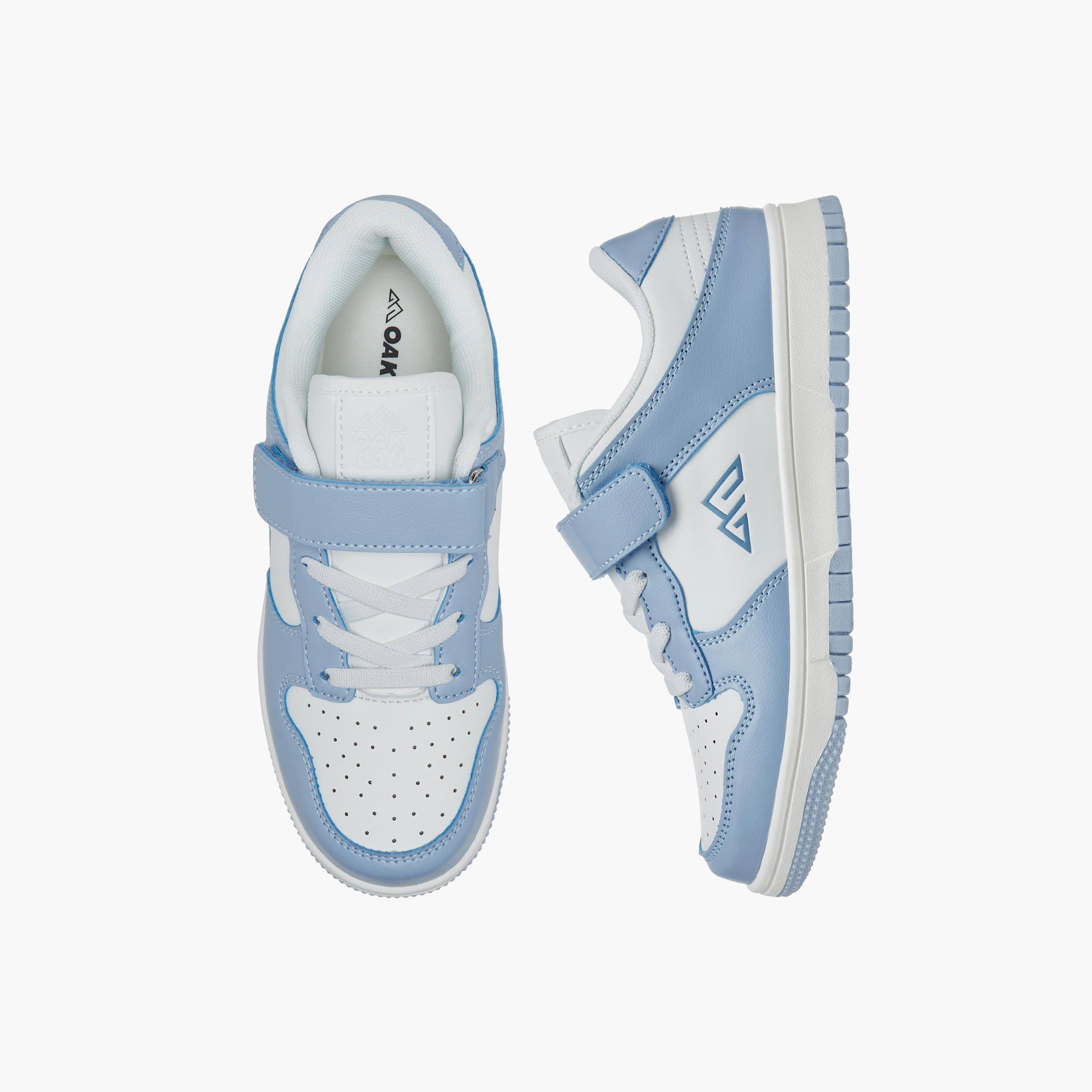 Oaklan by Shoexpress Panelled Sneakers with Hook and Loop Closure-girls-shoes-sneakers-image-1