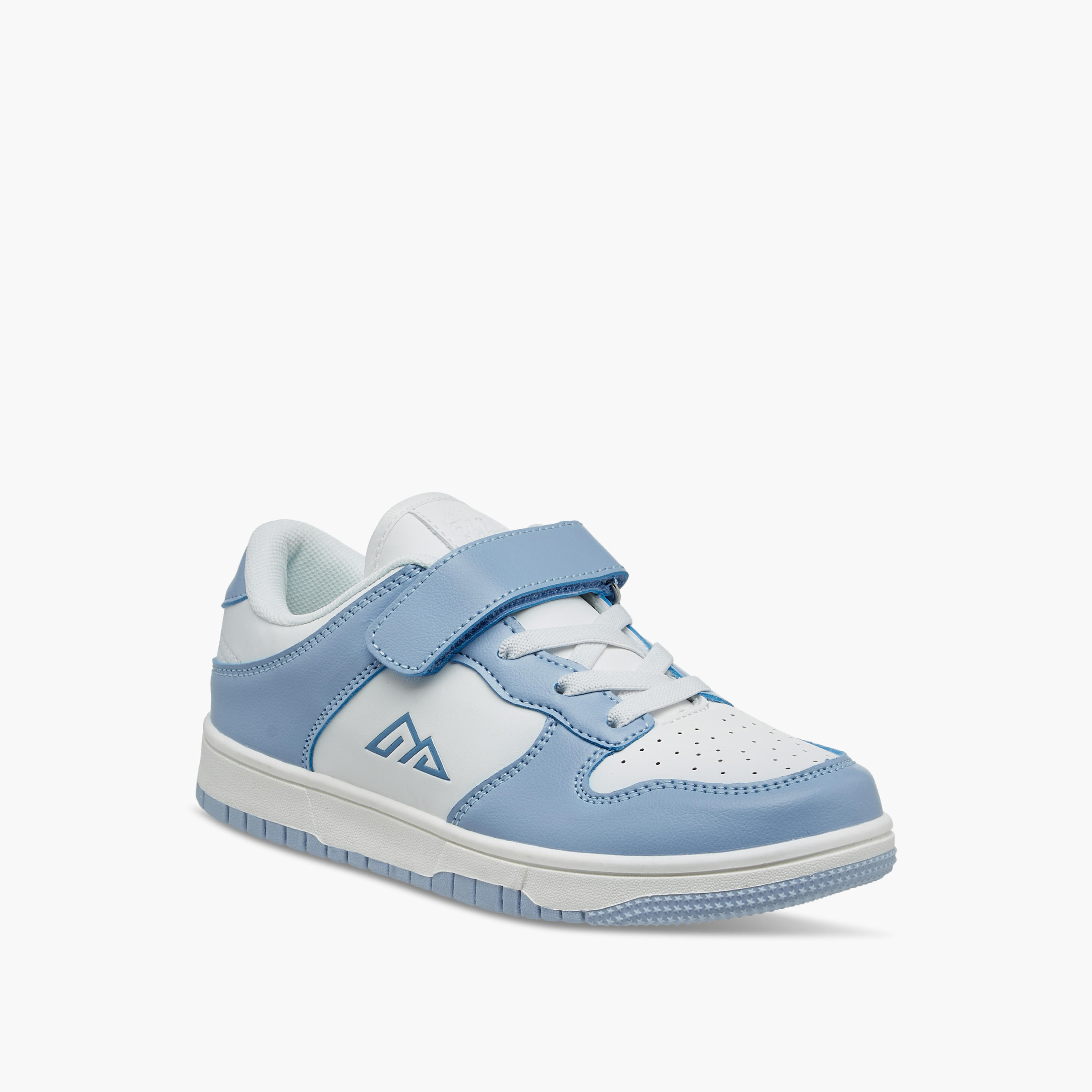 Oaklan by Shoexpress Panelled Sneakers with Hook and Loop Closure-girls-shoes-sneakers-image-2