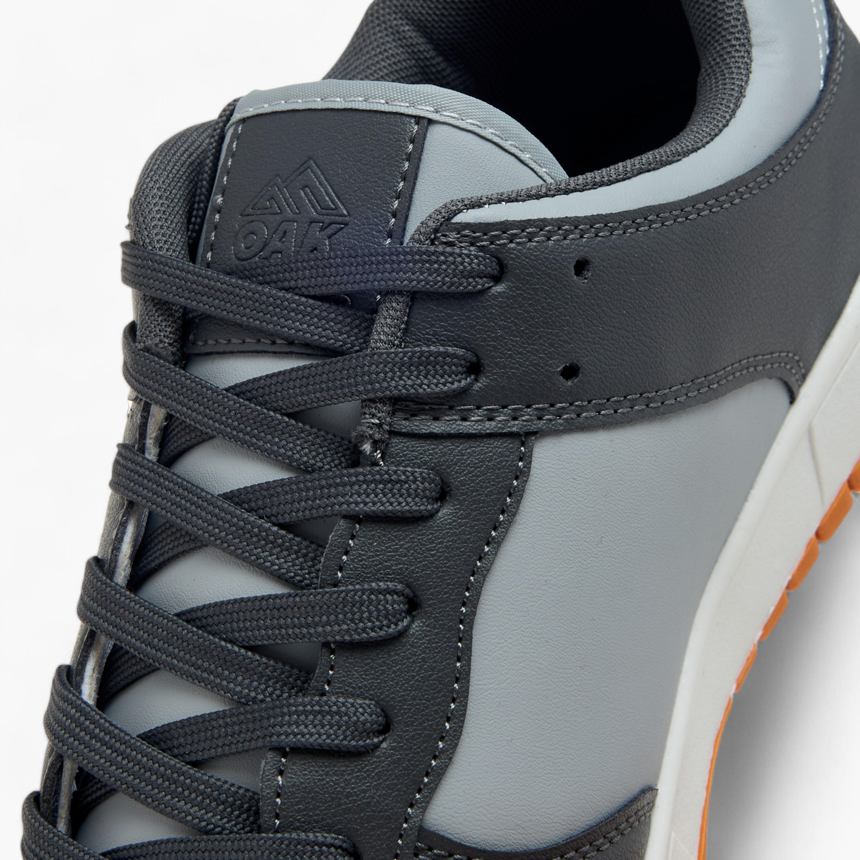 Oaklan by Shoexpress Logo Detail Lace-Up Sneakers-men-shoes-sneakers-image-4