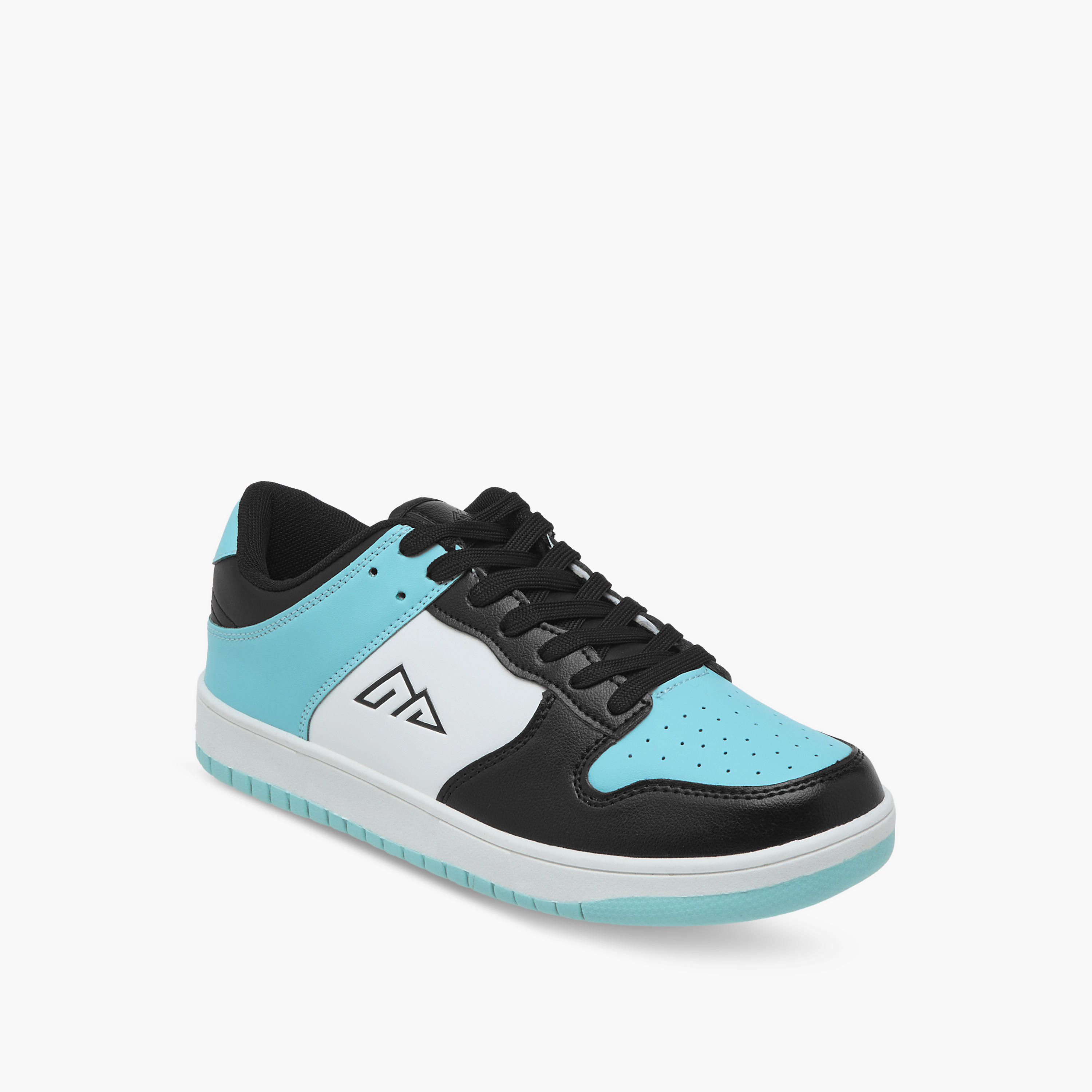 Oaklan by Shoexpress Panelled Lace-Up Sneakers-women-shoes-sneakers-image-2