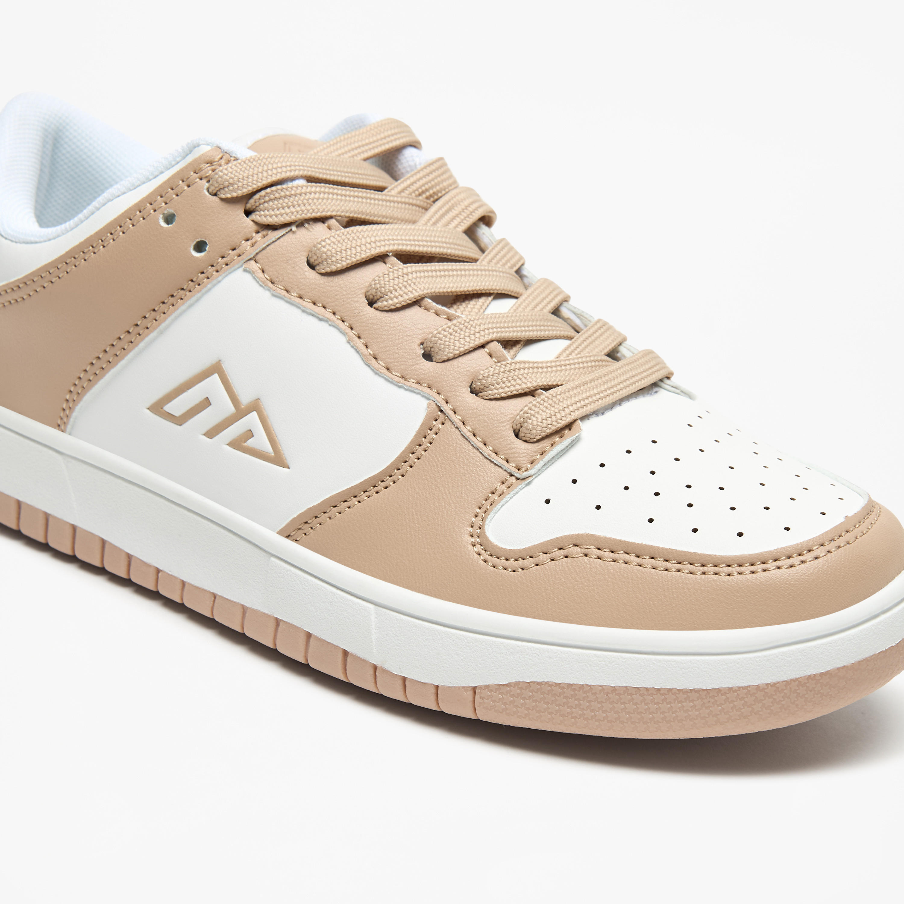 Oaklan Textured Lace-Up Sneakers-women-shoes-sneakers-image-5