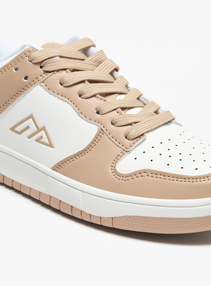 Oaklan Textured Lace-Up Sneakers-women-shoes-sneakers-image-5