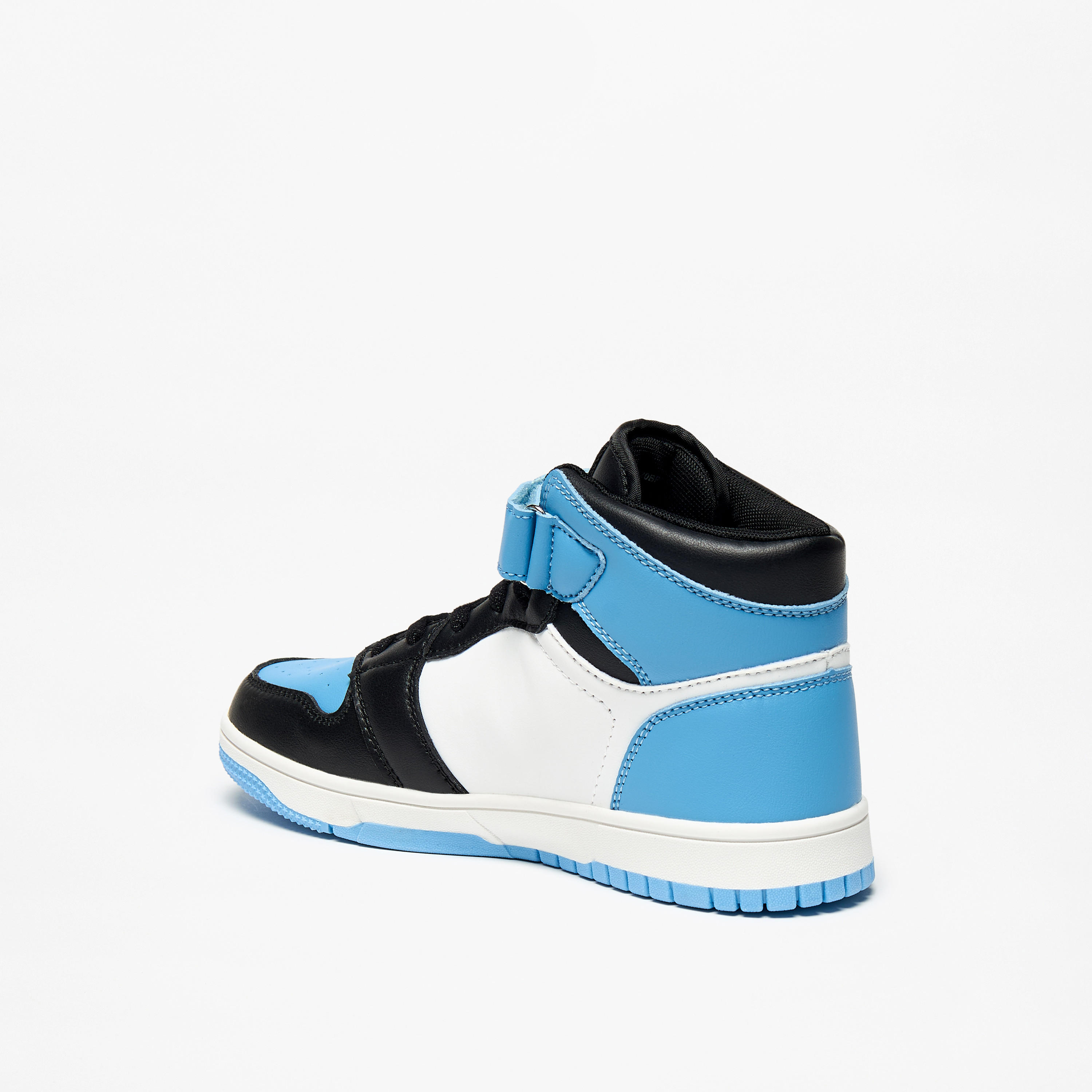 حذاء سنيكرز بشريط إغلاق لاصق ورقبة عالية للأطفال من أوكلان من شو إكسبرس-girls-shoes-sneakers-image-2