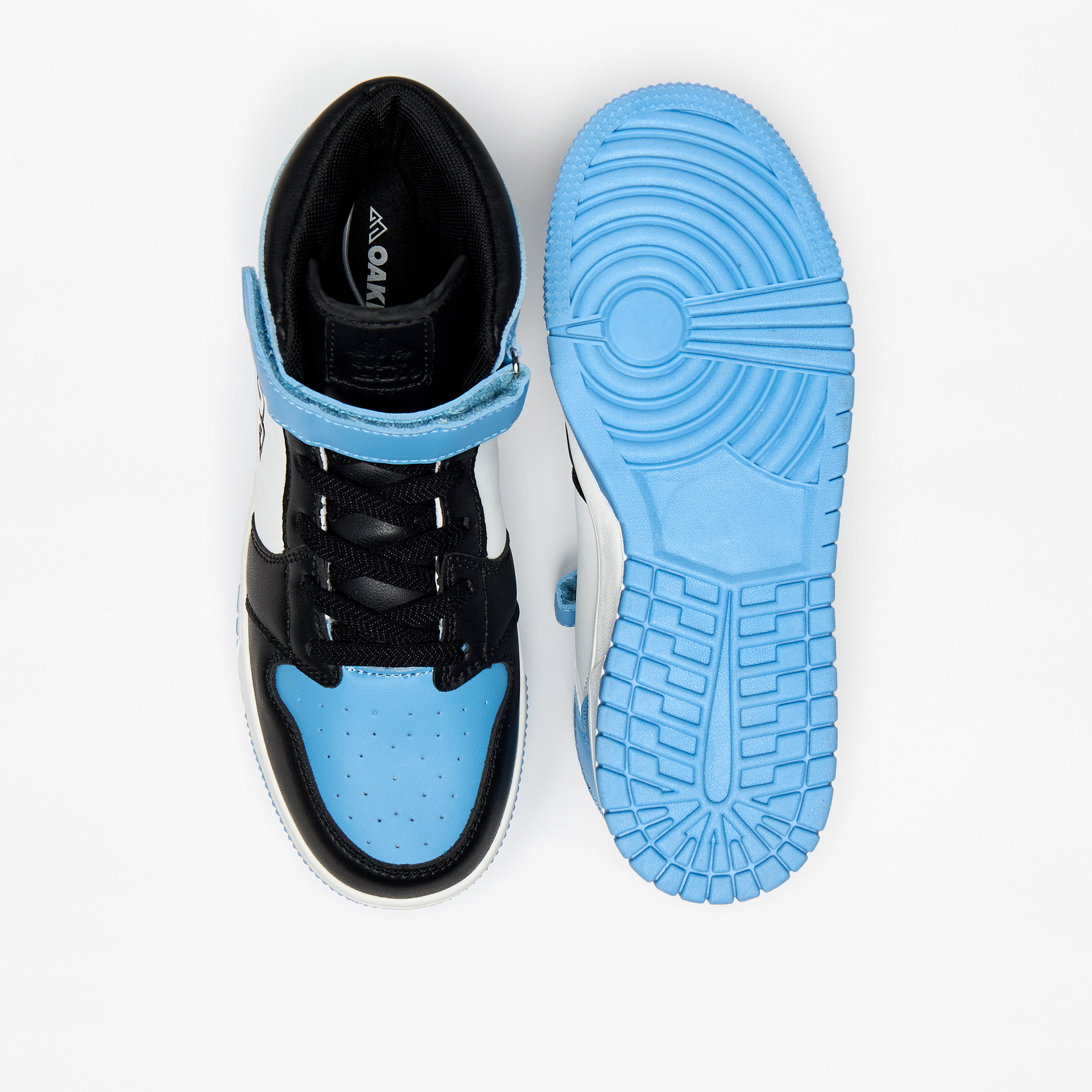 حذاء سنيكرز بشريط إغلاق لاصق ورقبة عالية للأطفال من أوكلان من شو إكسبرس-girls-shoes-sneakers-image-4