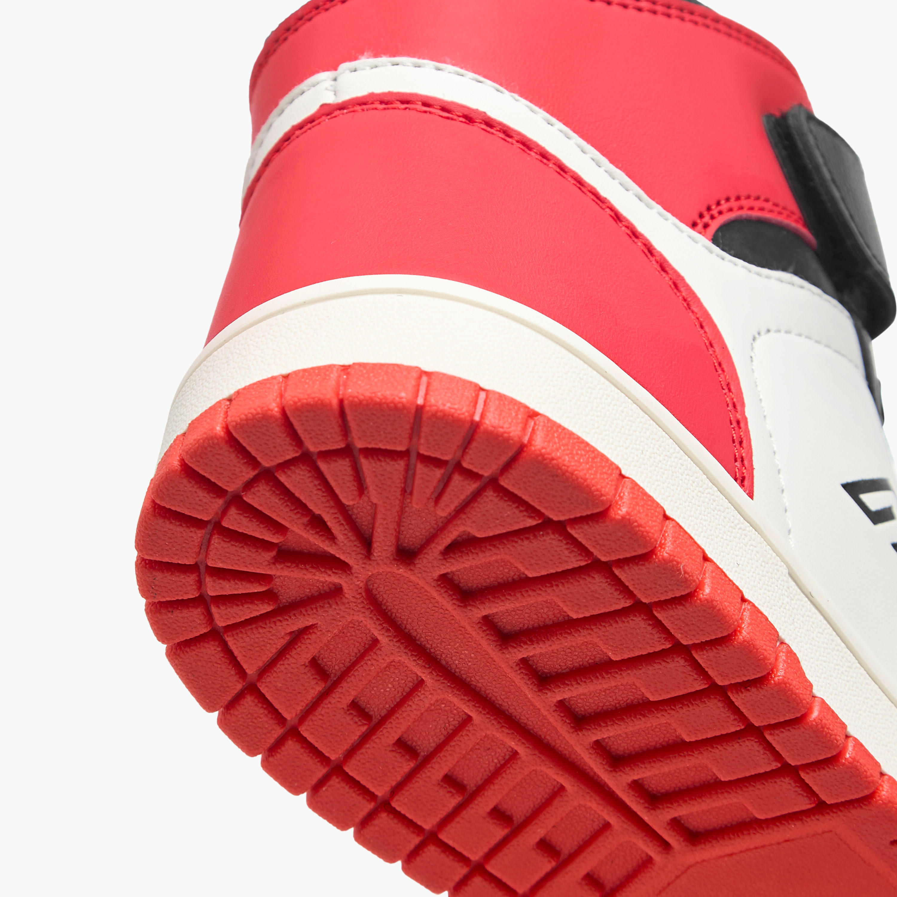 Oaklan by Shoexpress Kids Panelled High-Top Sneakers with Hook and Loop Closure-girls-shoes-sneakers-image-5