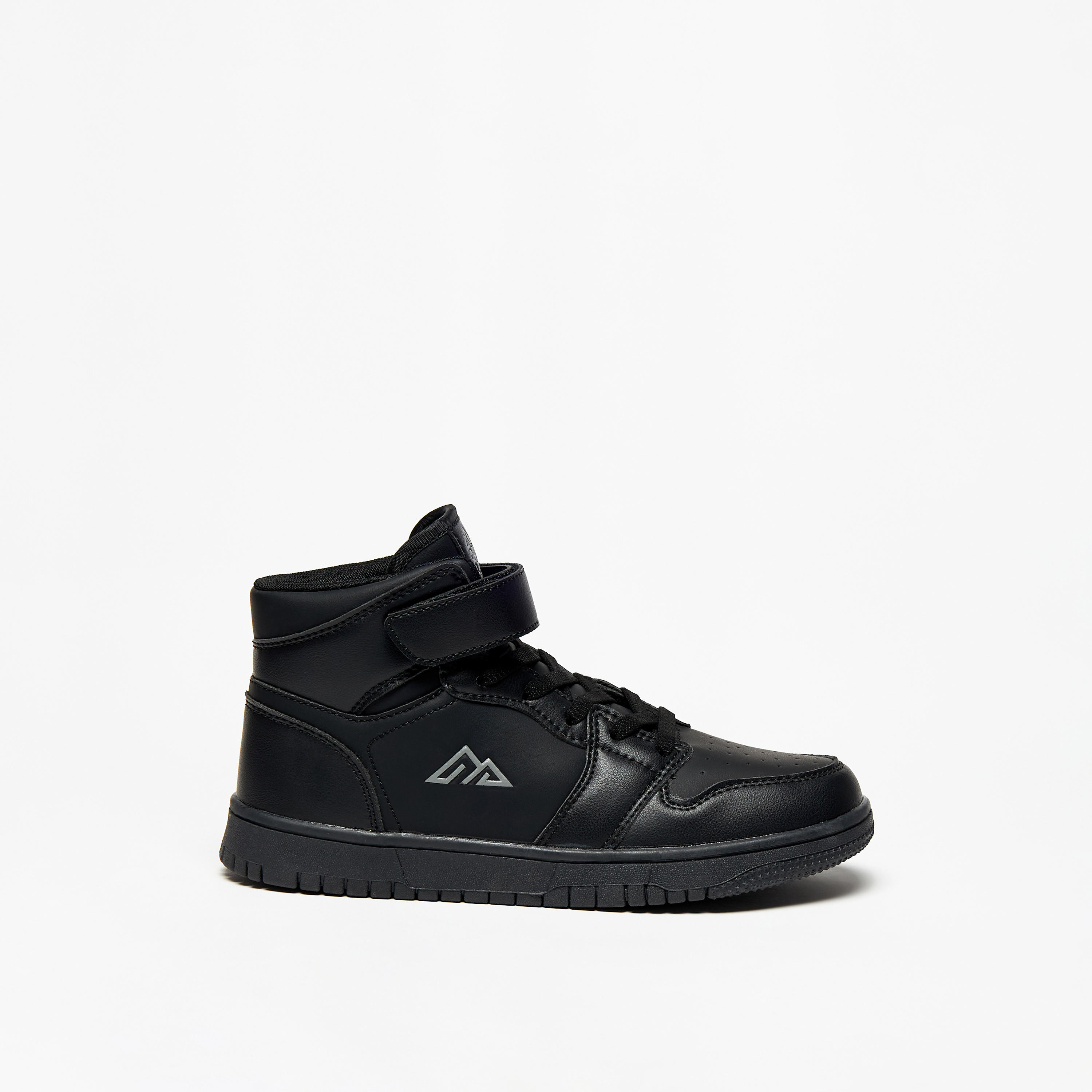 Oaklan by Shoexpress Kids Panelled High-Top Sneakers with Hook and Loop Closure-girls-shoes-sneakers-image-3