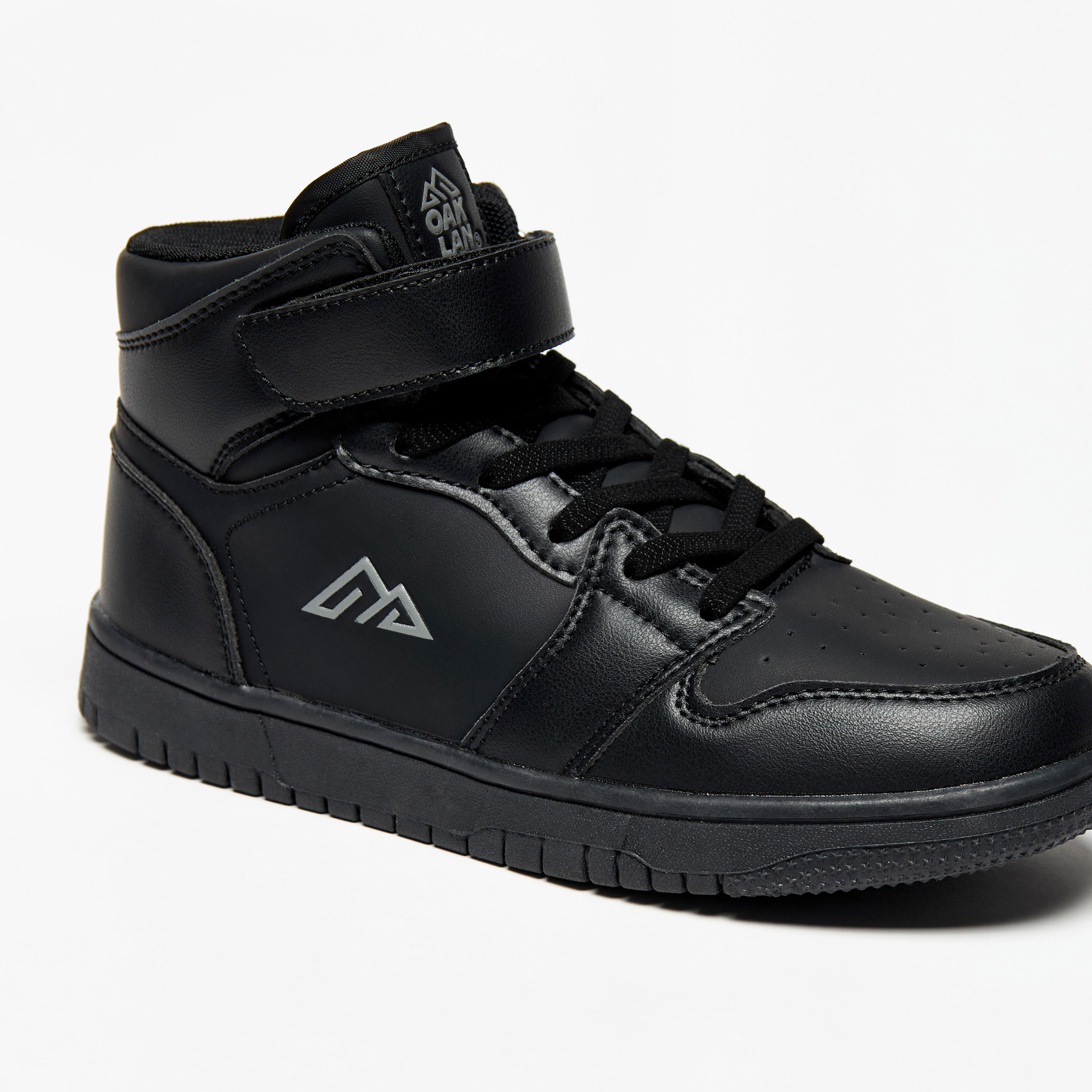 Oaklan by Shoexpress Kids Panelled High-Top Sneakers with Hook and Loop Closure-girls-shoes-sneakers-image-5