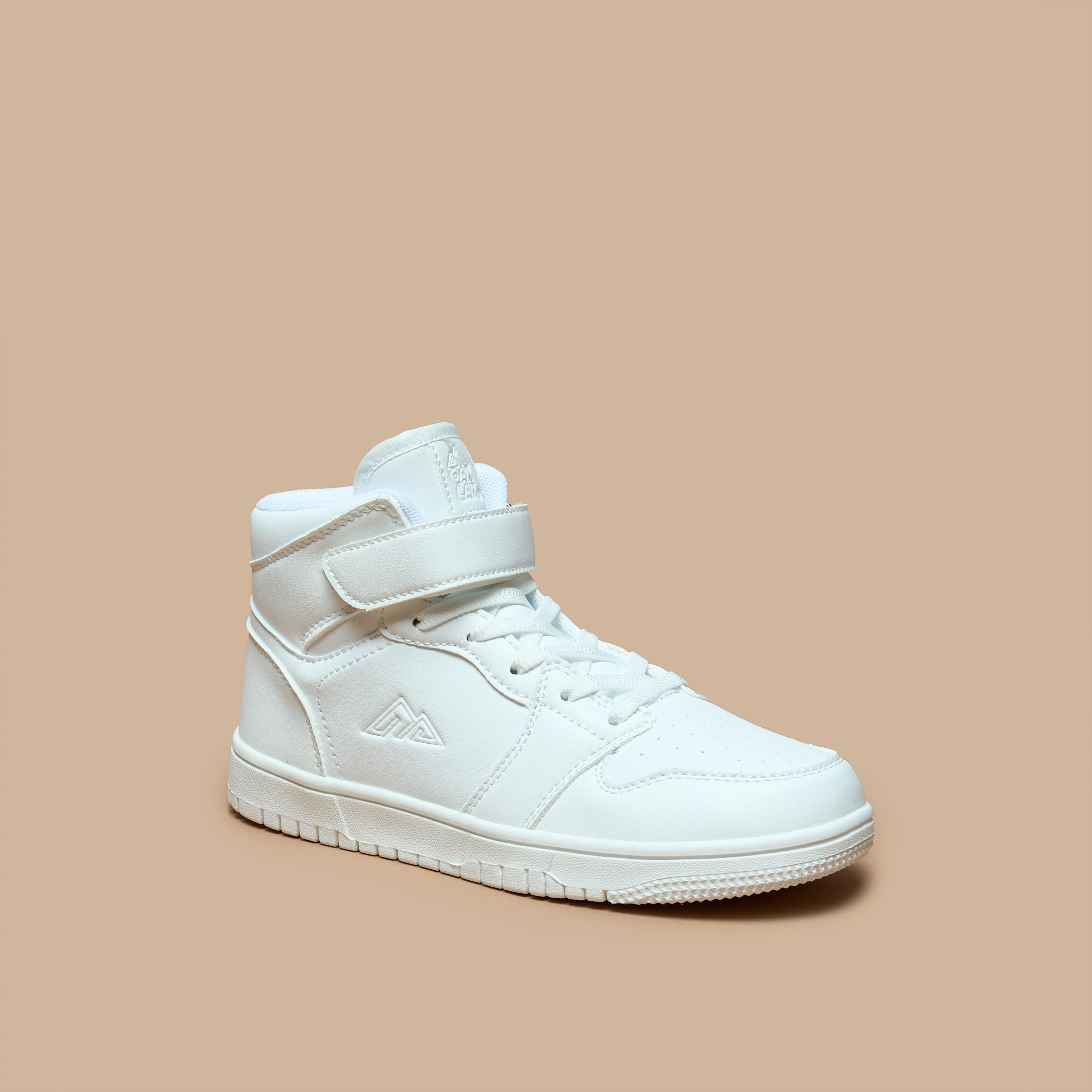 Oaklan by Shoexpress Kids Panelled High-Top Sneakers with Hook and Loop Closure-girls-shoes-sneakers-image-1
