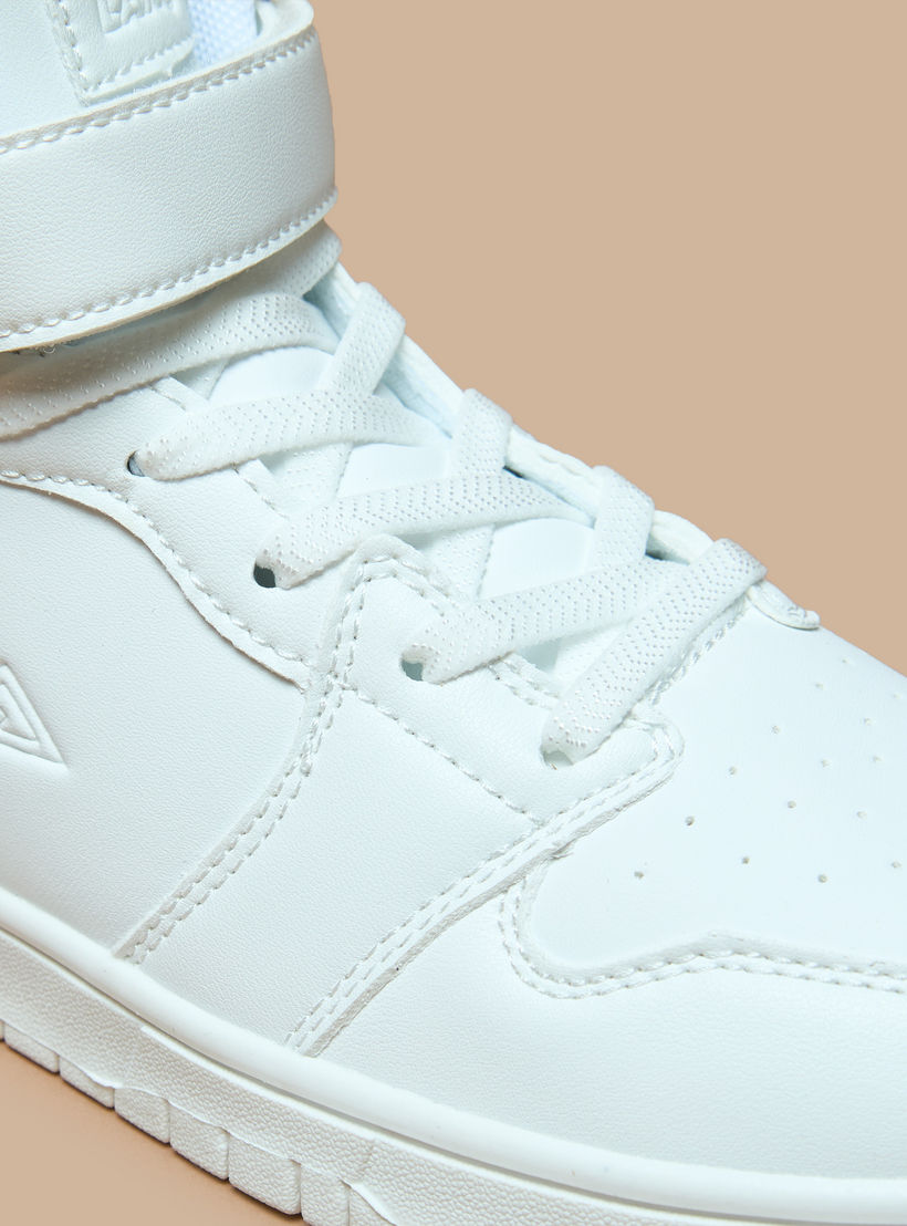Oaklan by Shoexpress Kids Panelled High-Top Sneakers with Hook and Loop Closure-girls-shoes-sneakers-image-4