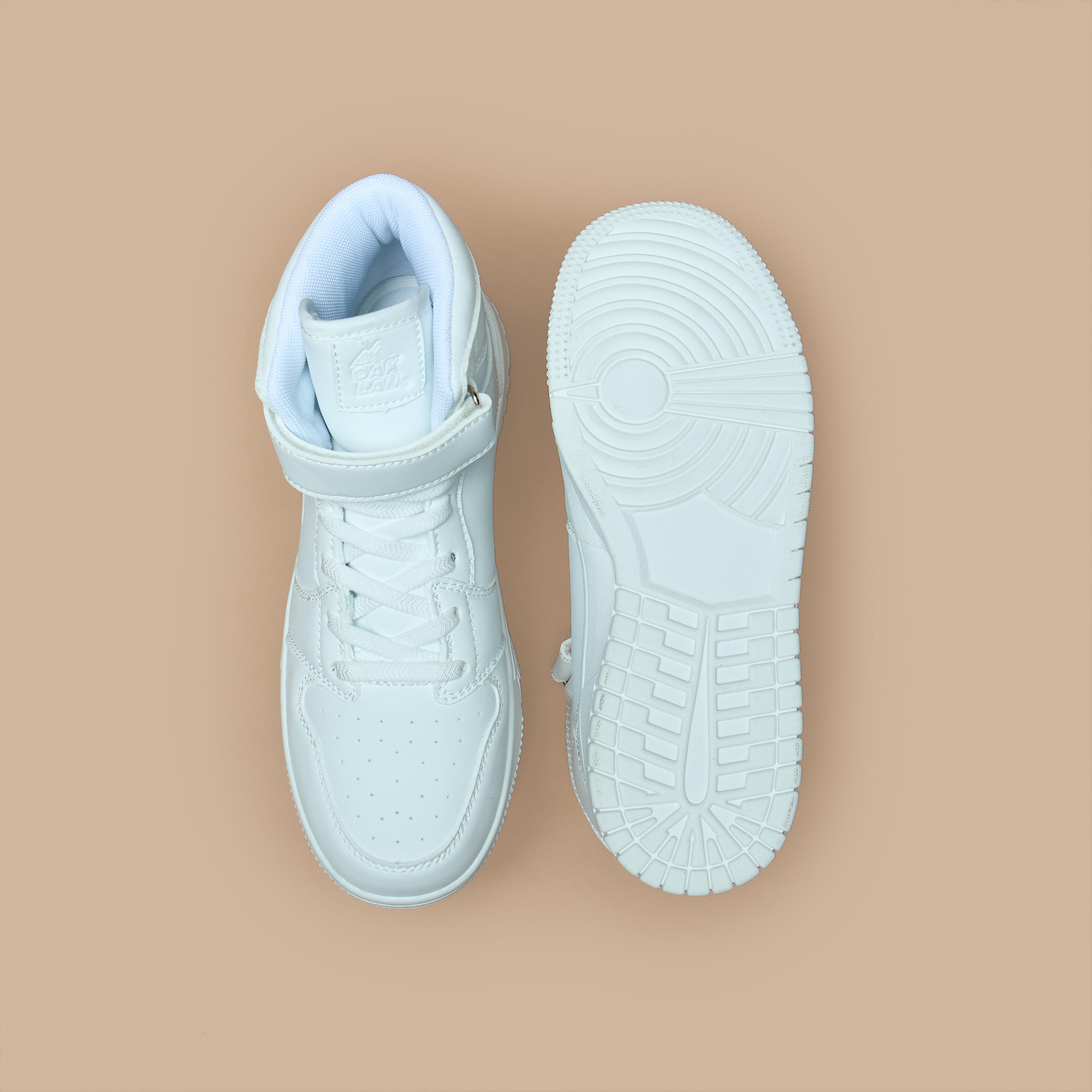 Oaklan by Shoexpress Kids Panelled High-Top Sneakers with Hook and Loop Closure-girls-shoes-sneakers-image-5