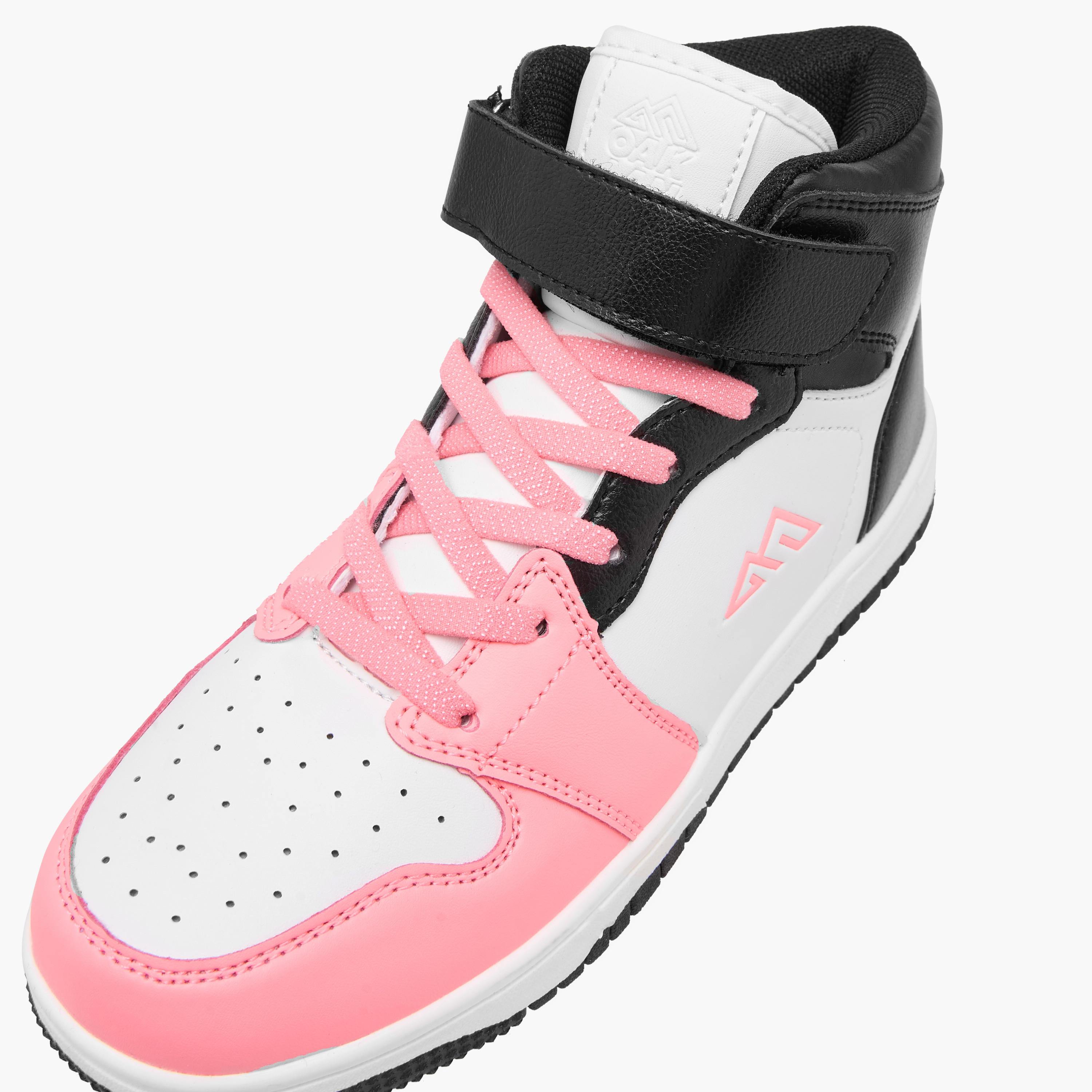 Oaklan by Shoexpress Panelled High Top Sneakers with Hook and Loop Closure-girls-shoes-sneakers-image-4
