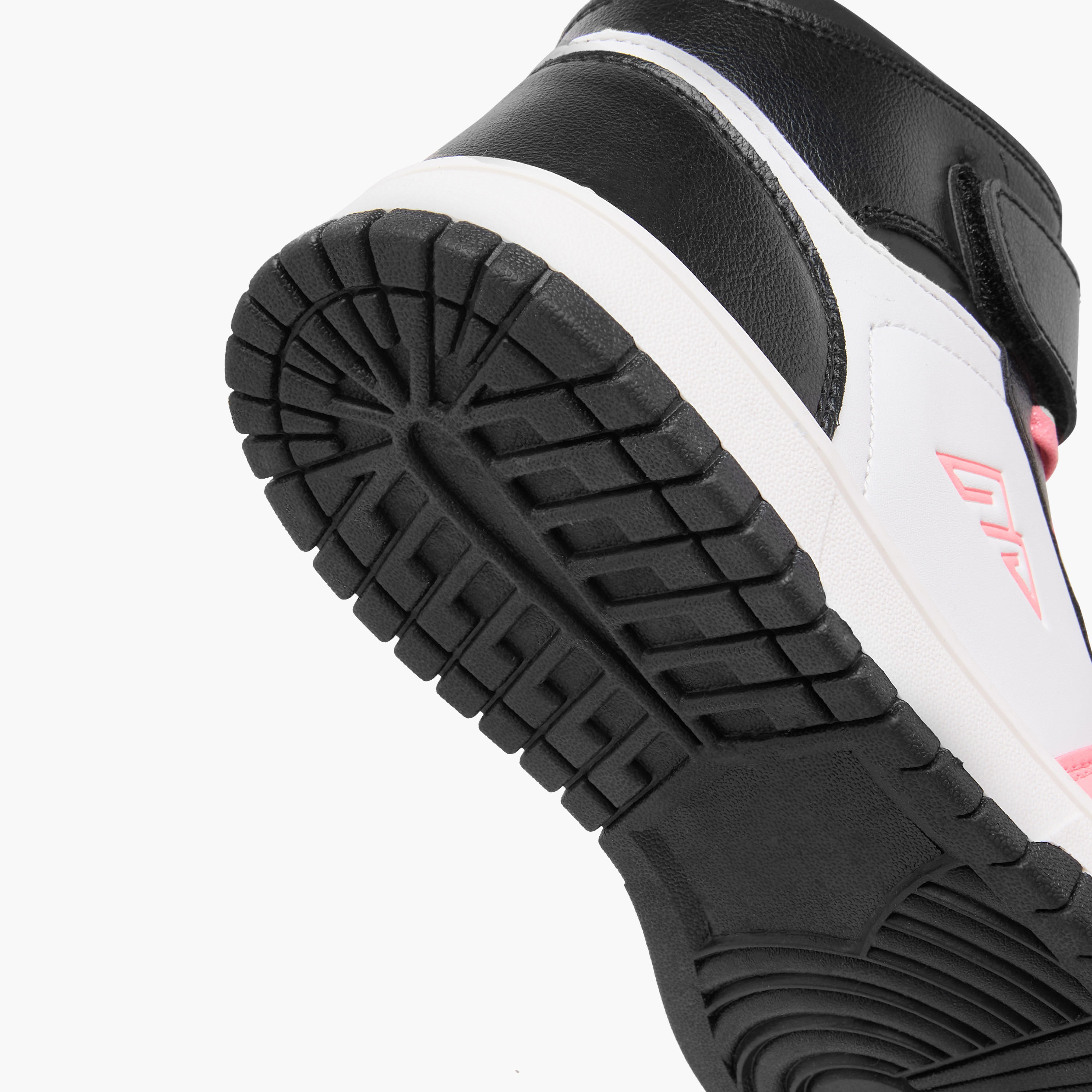 Oaklan by Shoexpress Panelled High Top Sneakers with Hook and Loop Closure-girls-shoes-sneakers-image-5
