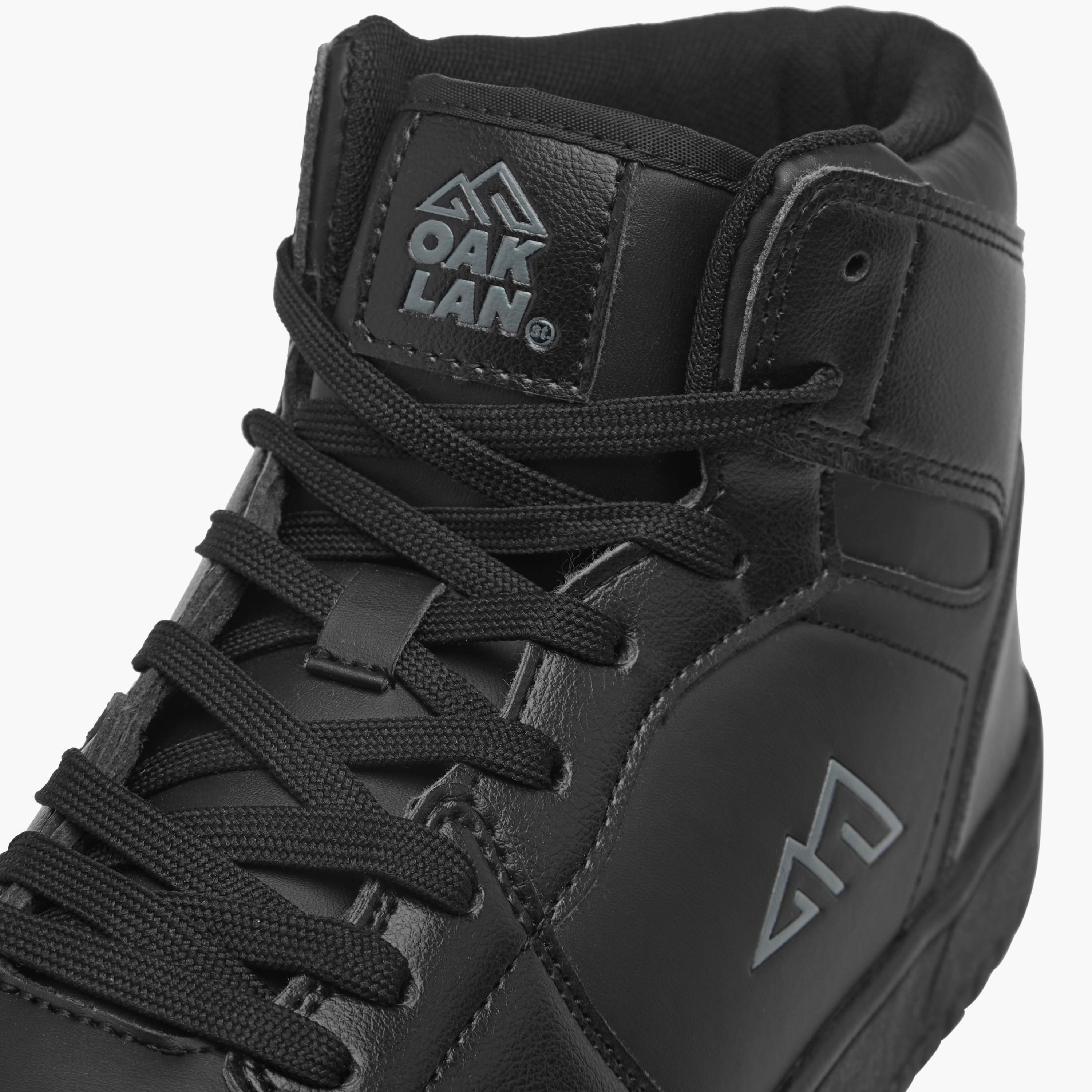 Oaklan by Shoexpress Panelled High Cut Sneakers with Lace-Up Closure-men-shoes-sneakers-image-4