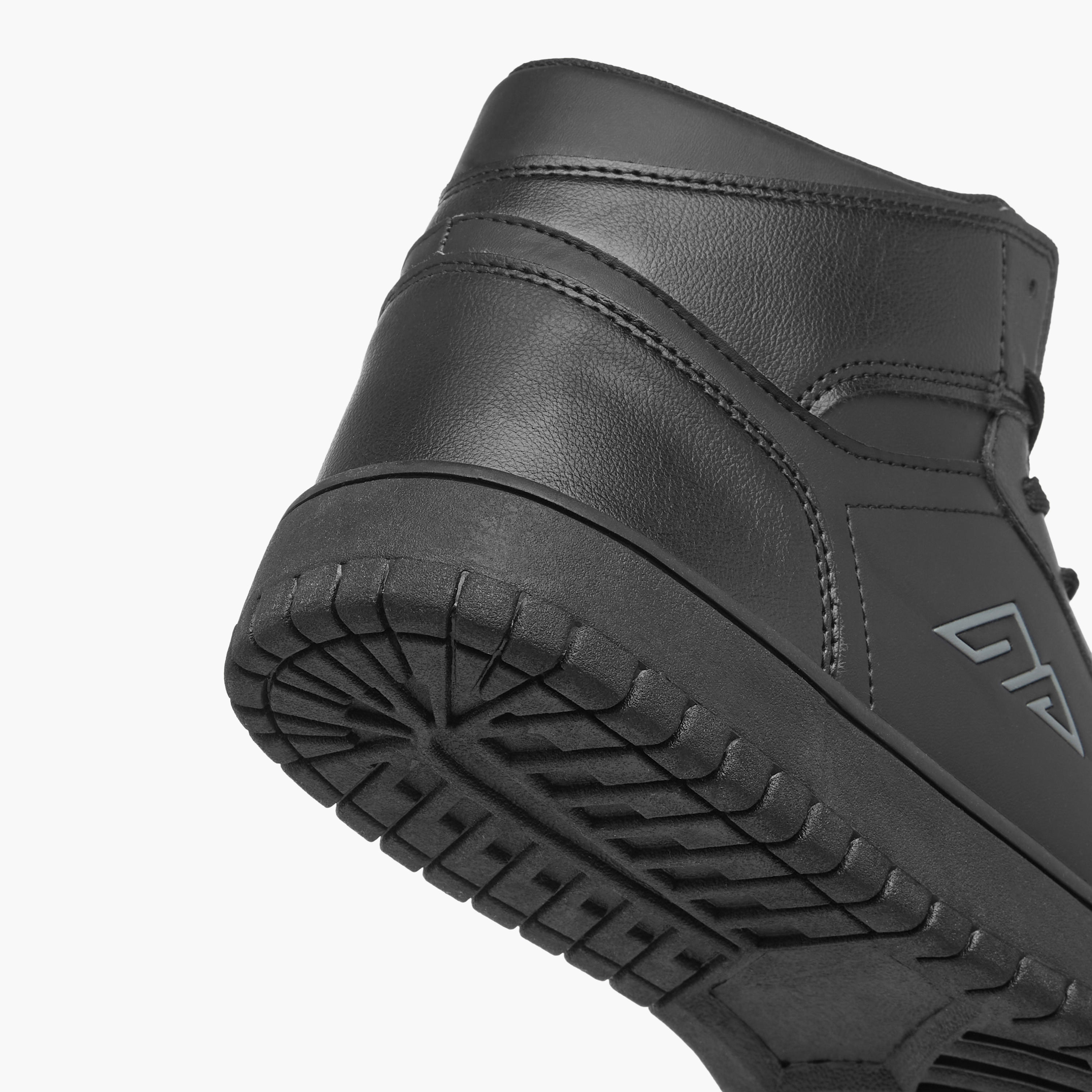 Oaklan by Shoexpress Panelled High Cut Sneakers with Lace-Up Closure-men-shoes-sneakers-image-5