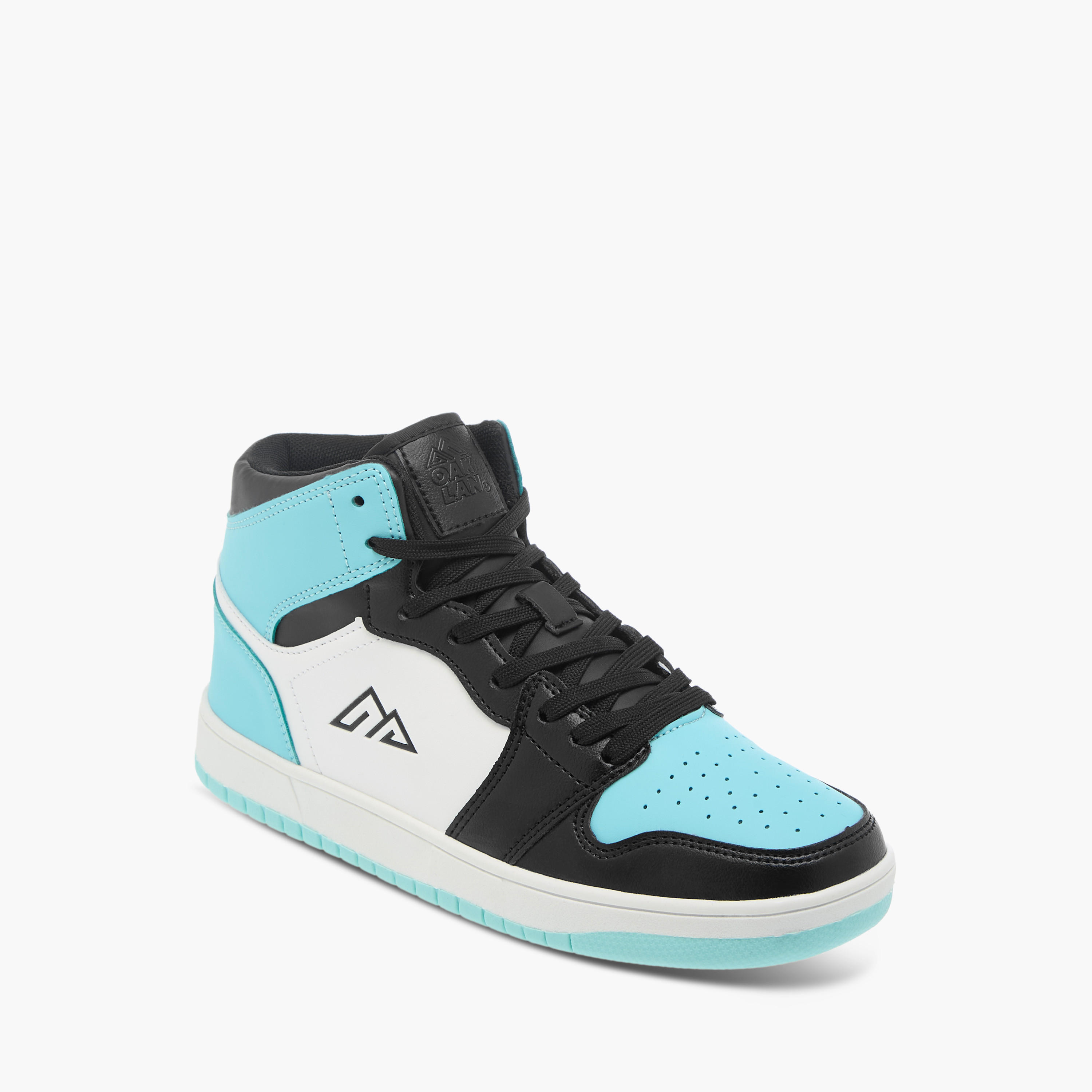 Oaklan by Shoexpress Colourblock High Top Sneakers with Lace-Up Closure-women-shoes-sneakers-image-2