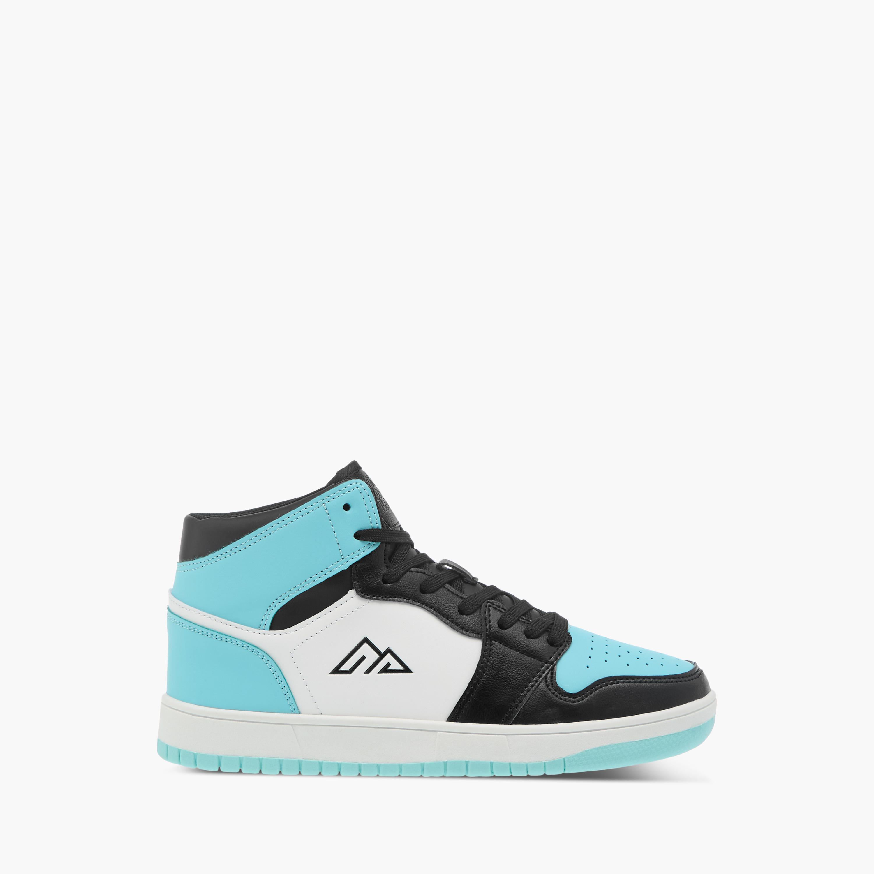 Oaklan by Shoexpress Colourblock High Top Sneakers with Lace-Up Closure-women-shoes-sneakers-image-3