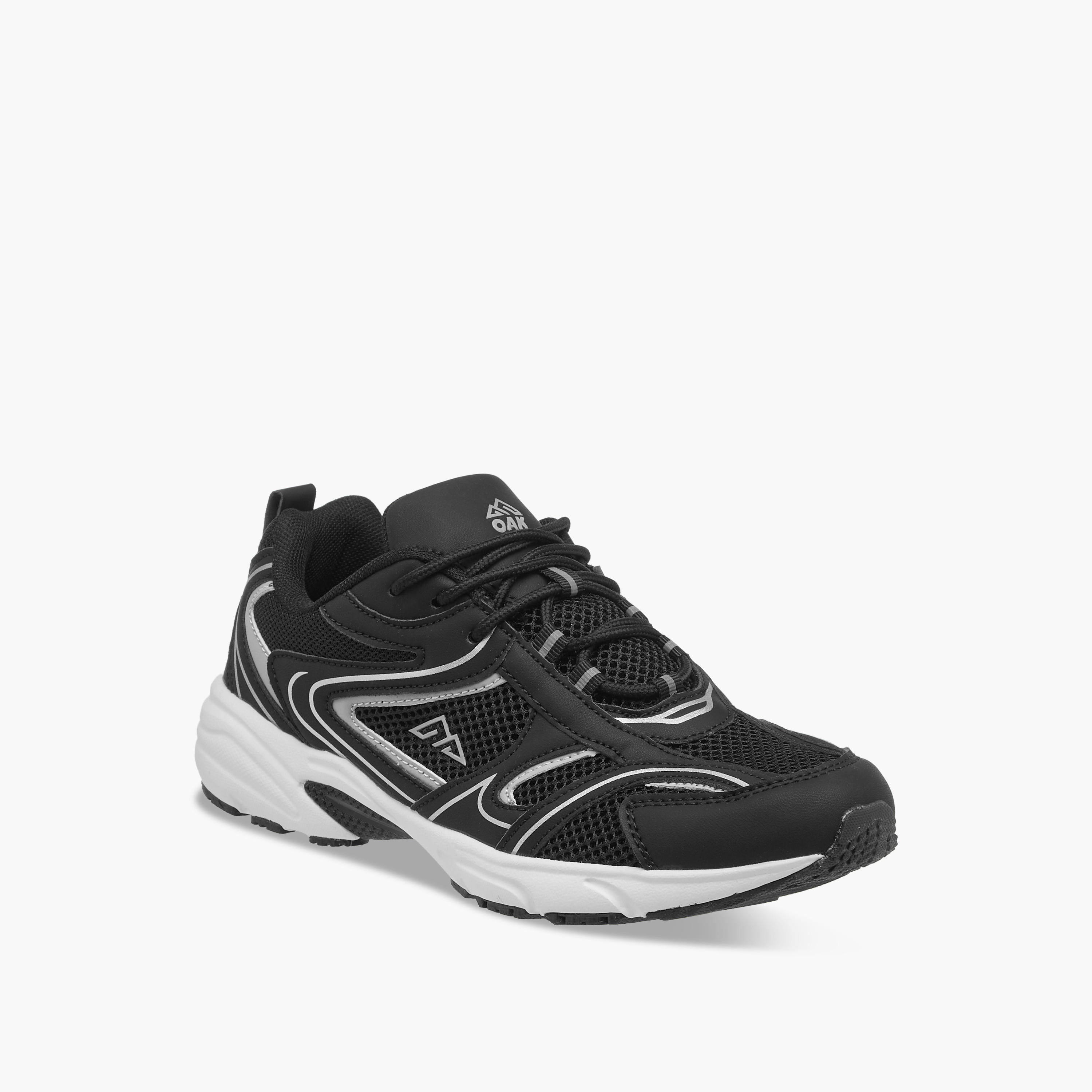 Oaklan by Shoexpress Women's Panelled Lace-Up Sports Shoes-women-shoes-sneakers-image-2