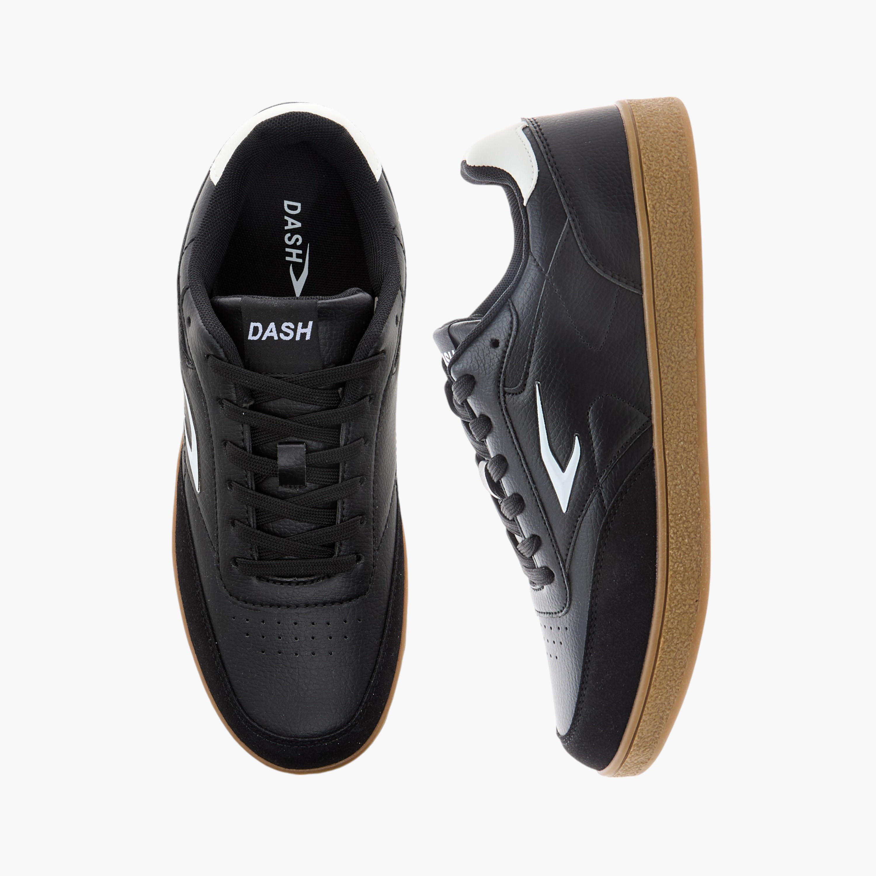 حذاء سنيكرز بألواح ورباط من داش-men-shoes-sneakers-image-1