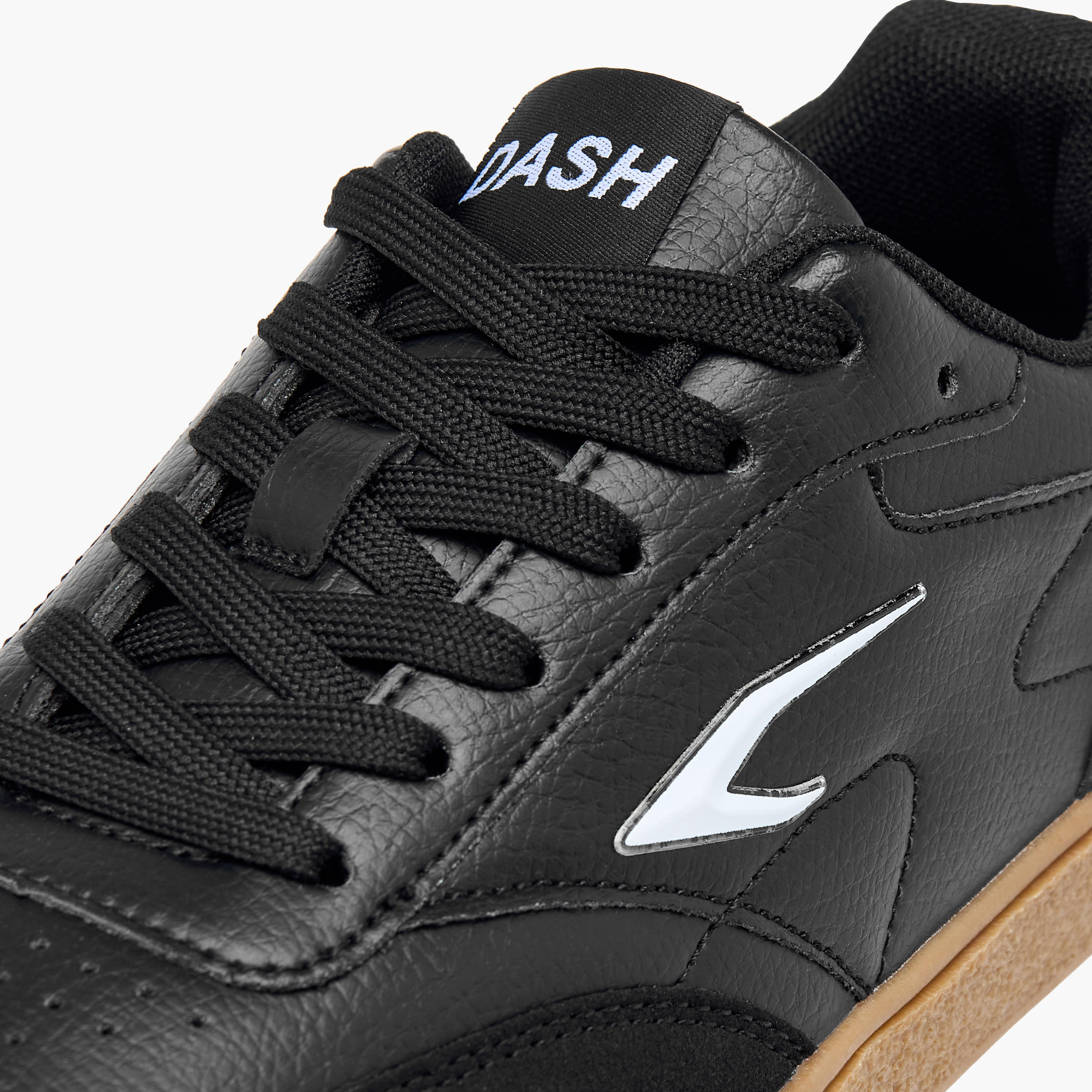 Dash Panelled Sneakers with Lace-Up Closure-women-shoes-sneakers-image-4