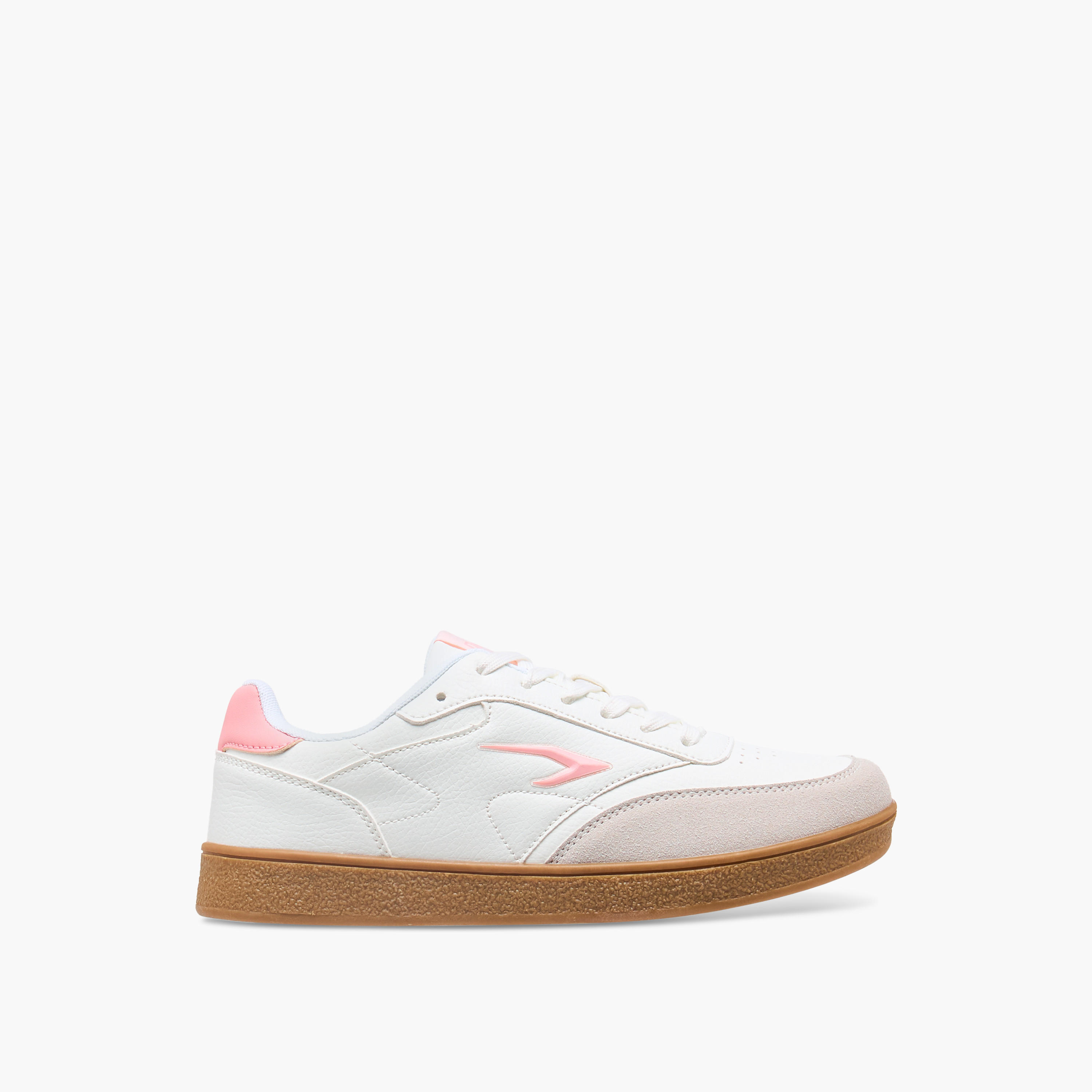 Dash Panelled Sneakers with Lace-Up Closure-women-shoes-sneakers-image-3
