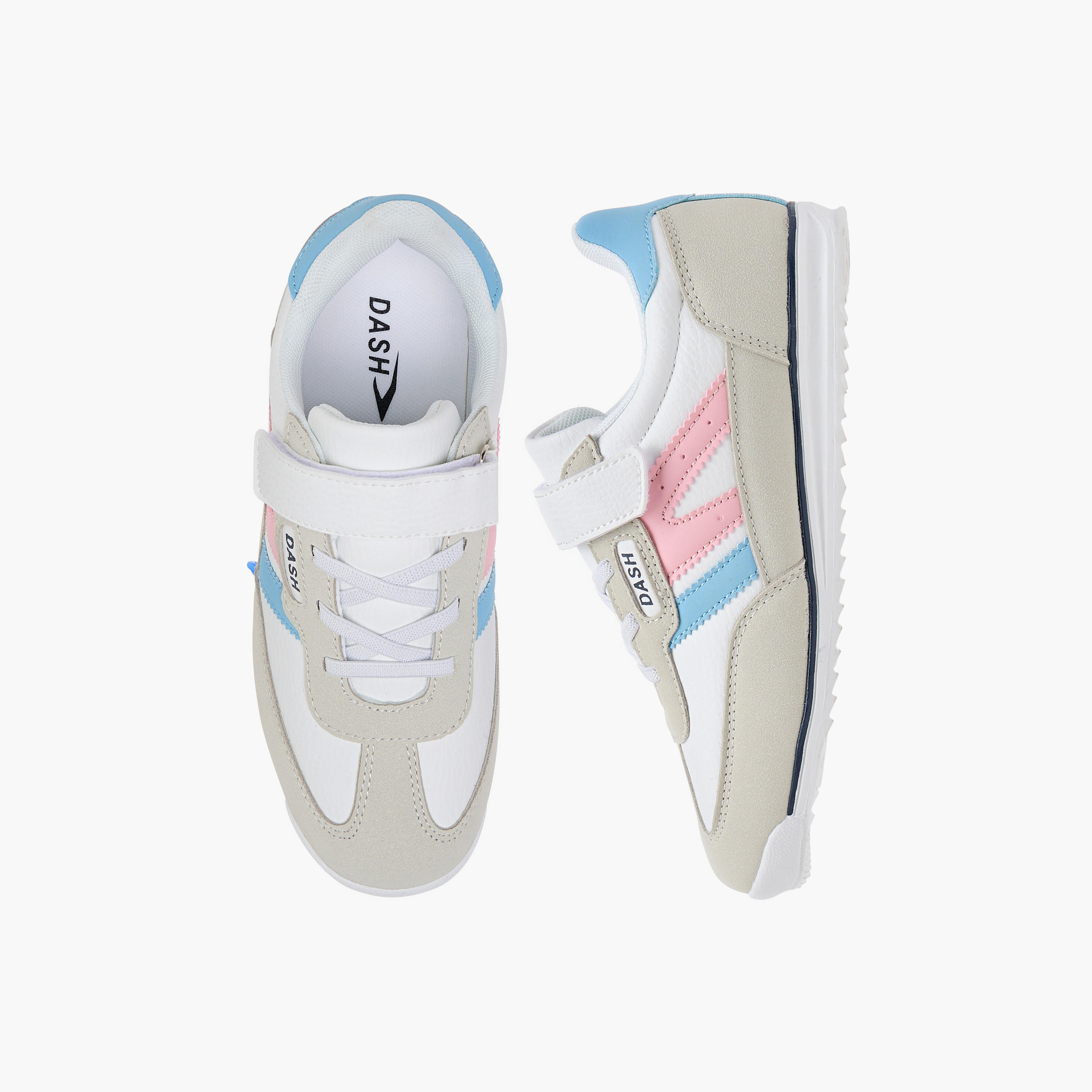 حذاء سنيكرز متعدد التصاميم بشريط إغلاق لاصق من داش-girls-shoes-sneakers-image-1