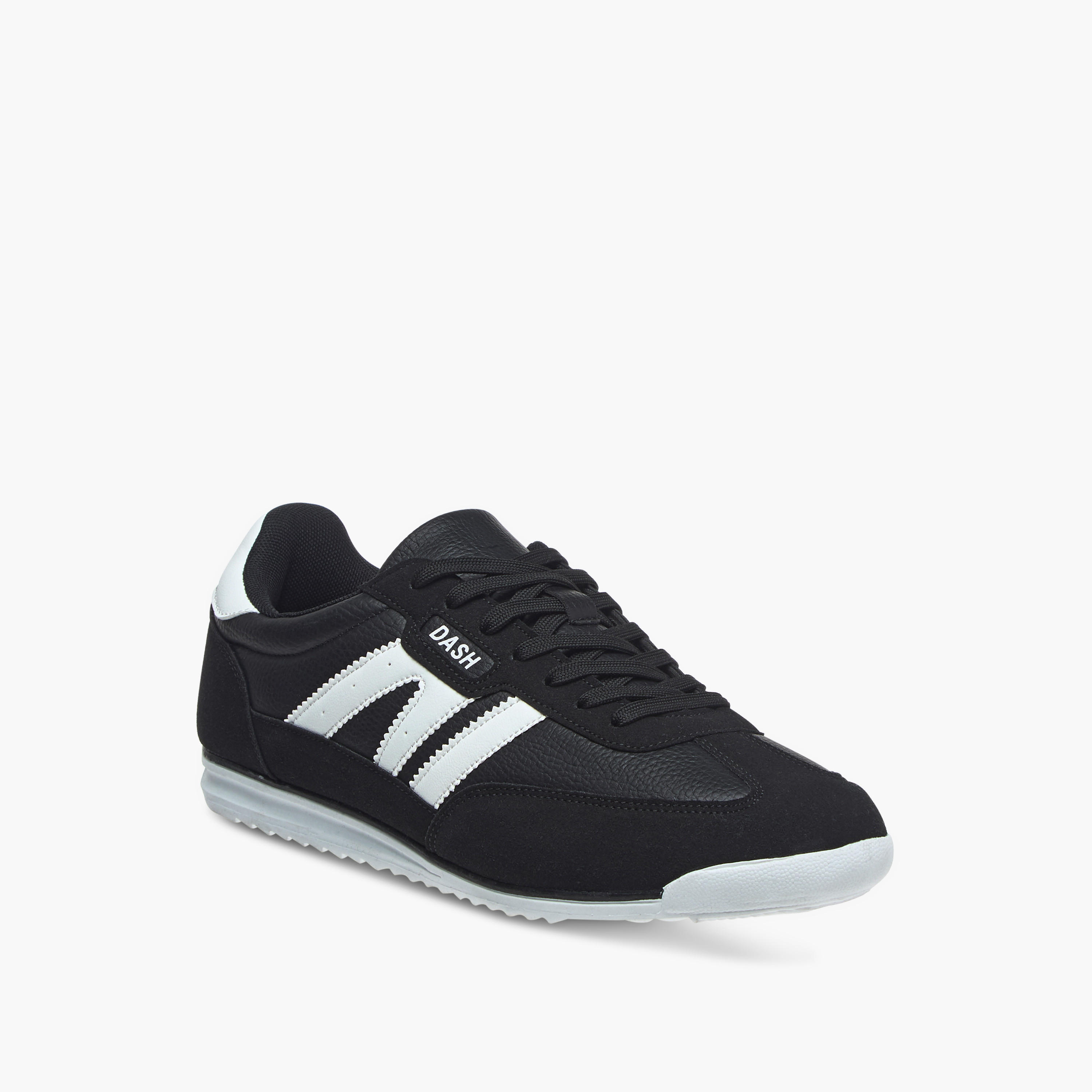 Dash Logo Detail Sneakers with Lace-Up Closure-men-shoes-sneakers-image-2