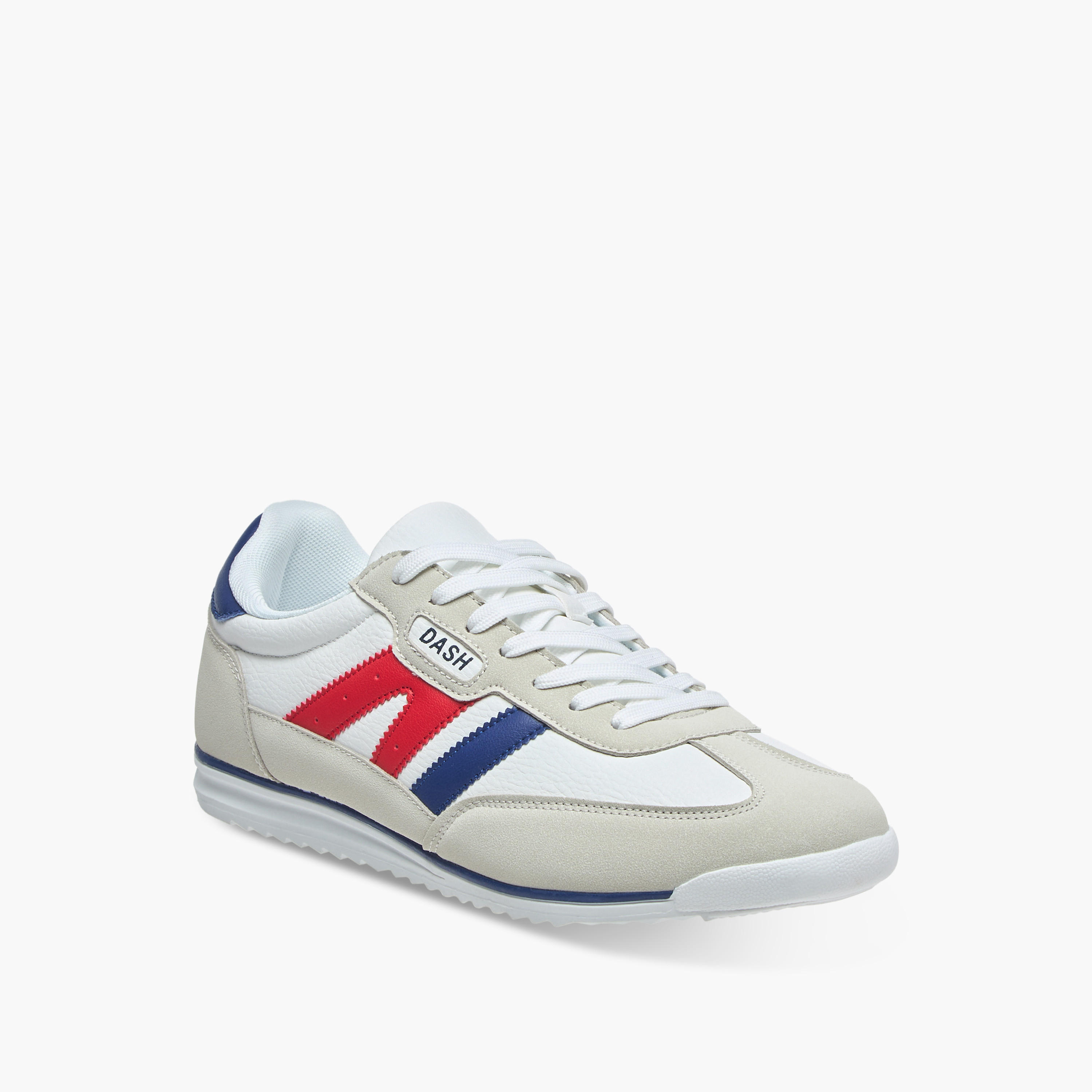 Dash Logo Detail Sneakers with Lace-Up Closure-men-shoes-sneakers-image-2