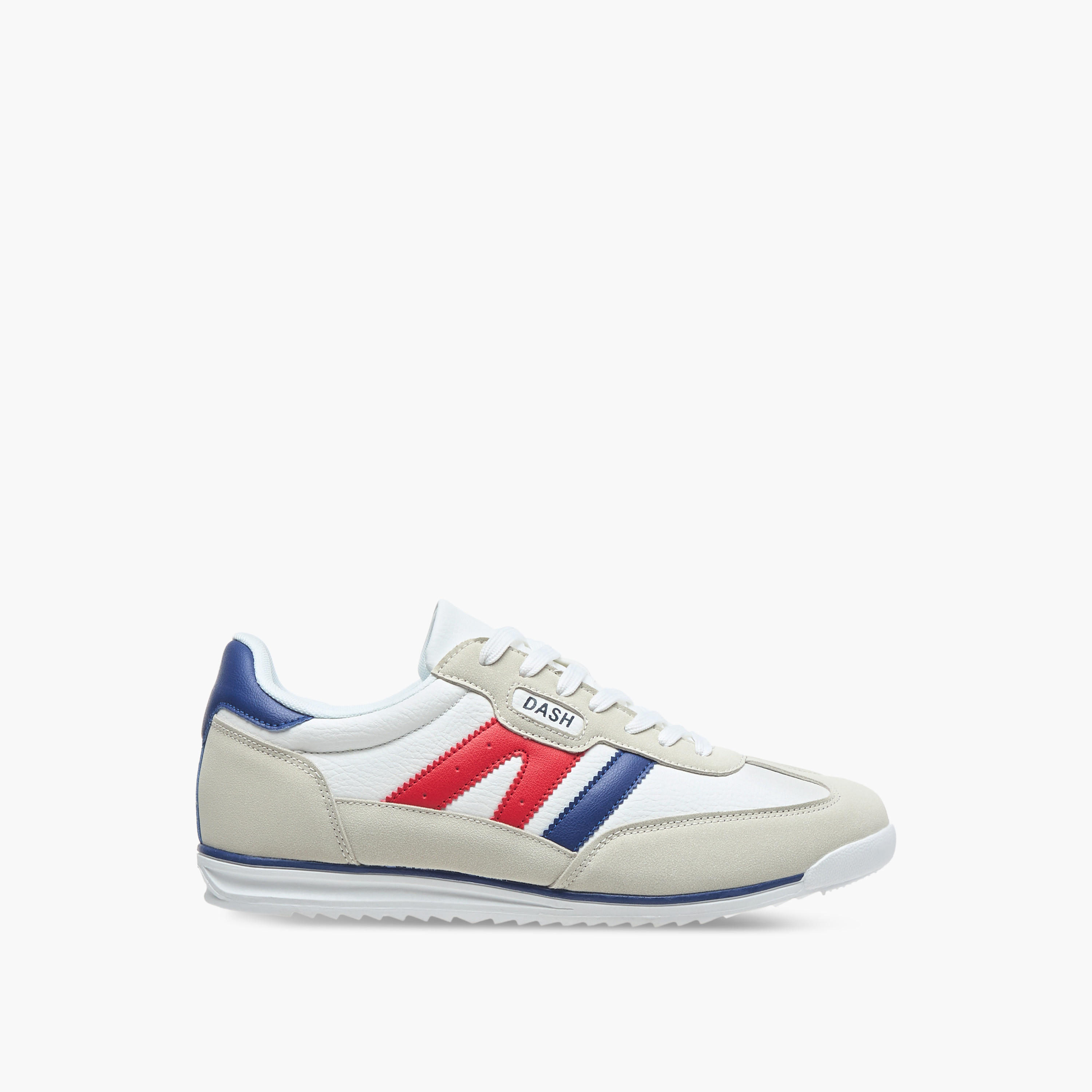 Dash Logo Detail Sneakers with Lace-Up Closure-men-shoes-sneakers-image-3