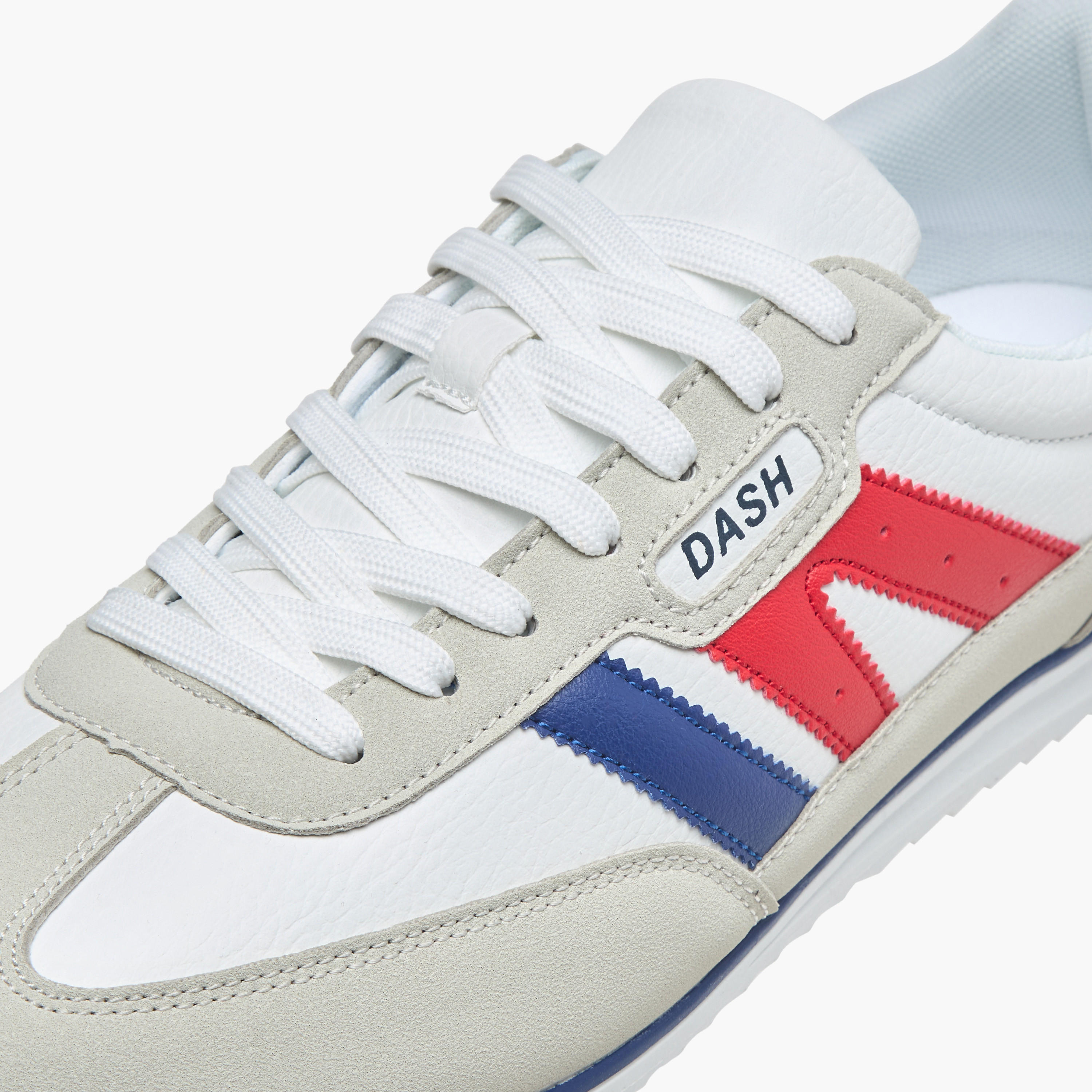 Dash Logo Detail Sneakers with Lace-Up Closure-men-shoes-sneakers-image-4