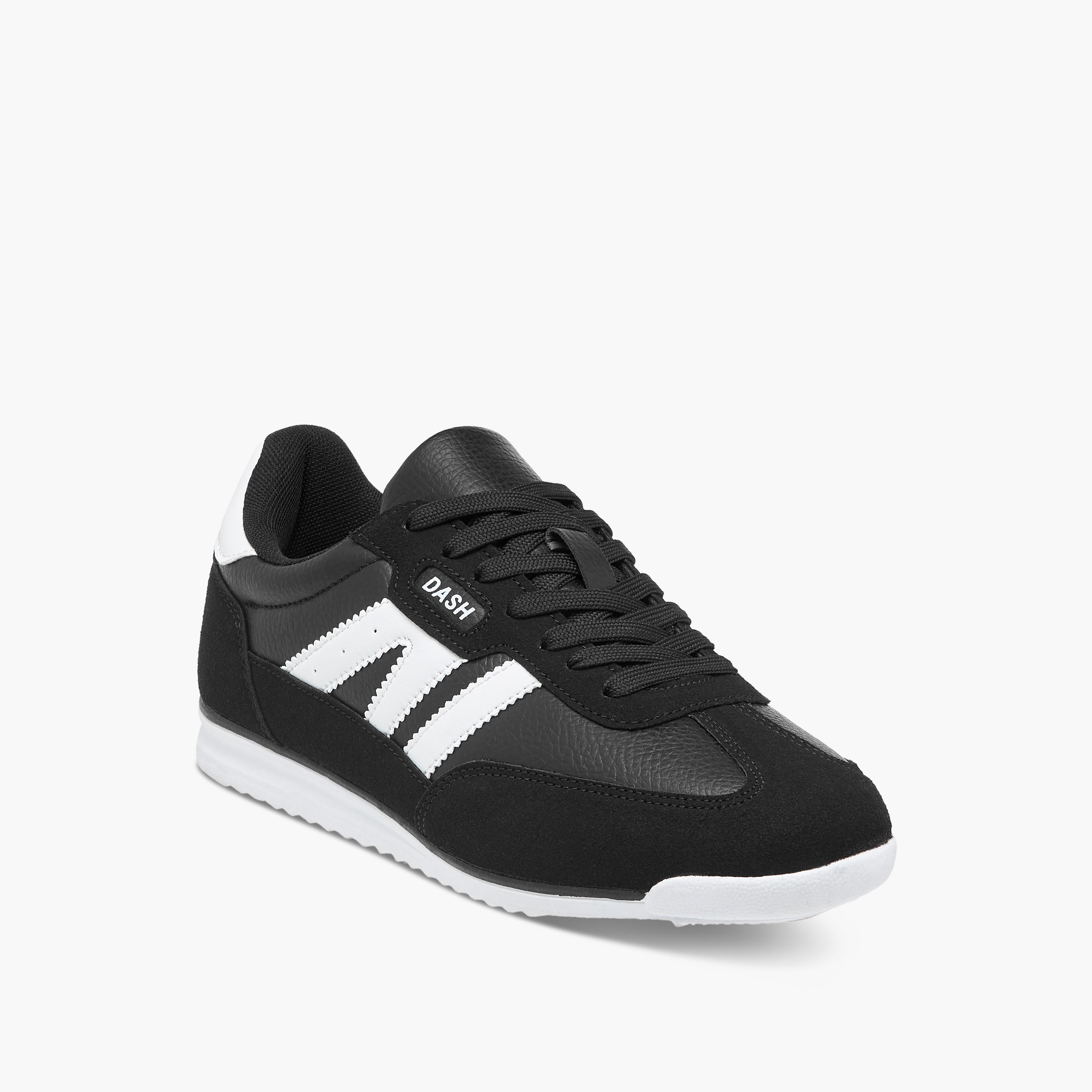 Dash Panelled Sneakers with Lace-Up Closure-women-shoes-sneakers-image-2