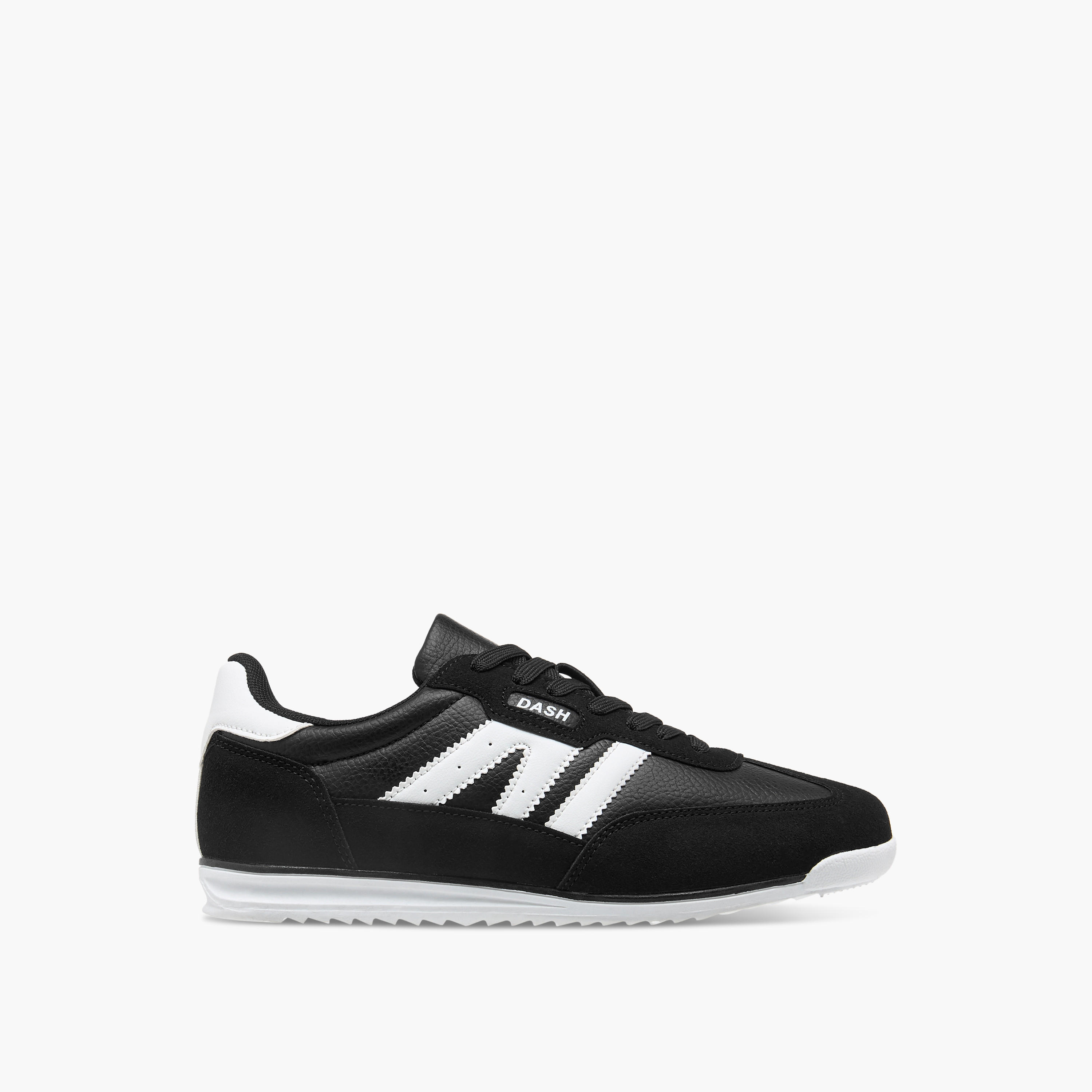Dash Panelled Sneakers with Lace-Up Closure-women-shoes-sneakers-image-3