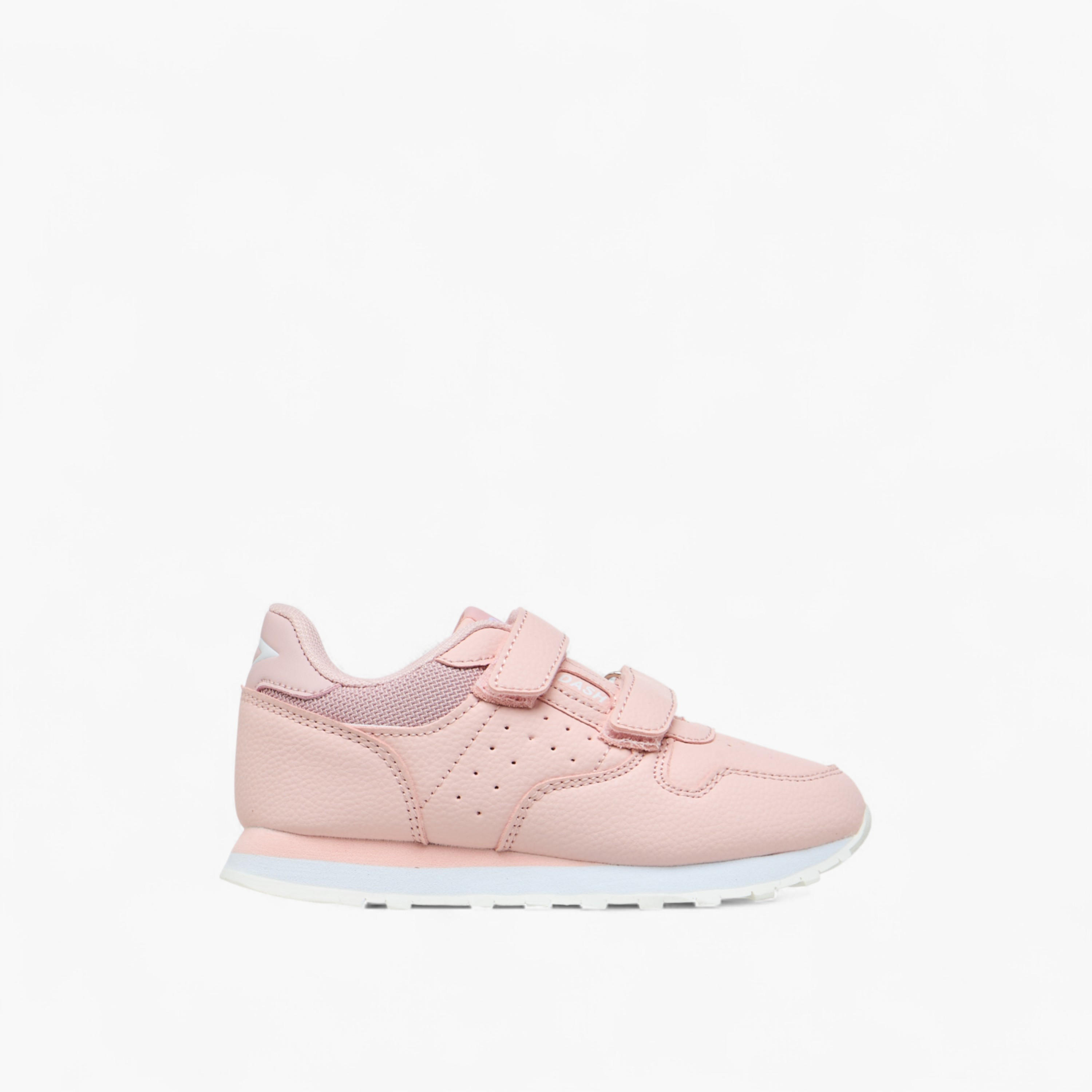 Dash Panelled Sneakers with Hook and Loop Closure-girls-shoes-sneakers-image-3