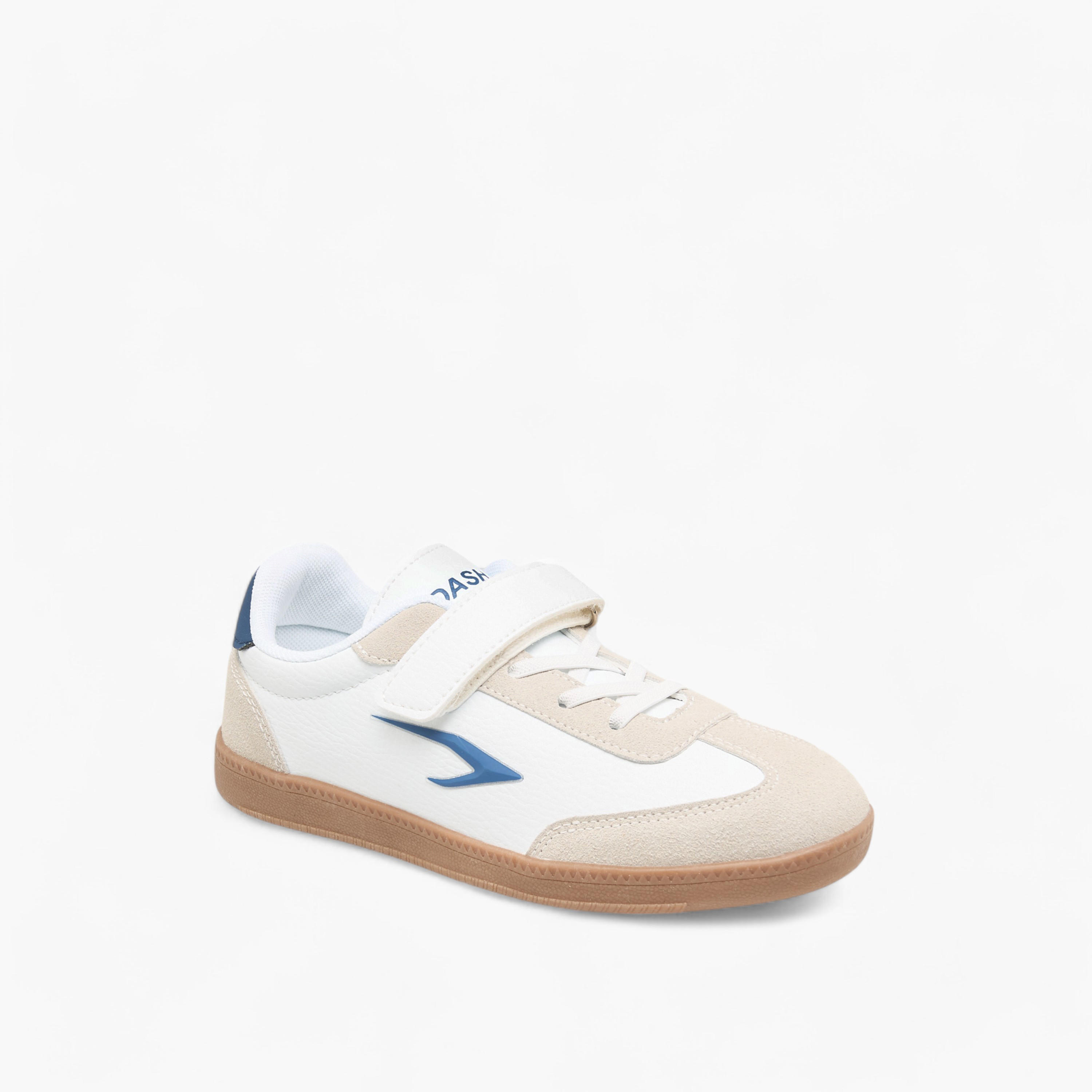 Dash Panelled Sports Shoes with Hook and Loop Closure-boys-shoes-sneakers-image-2