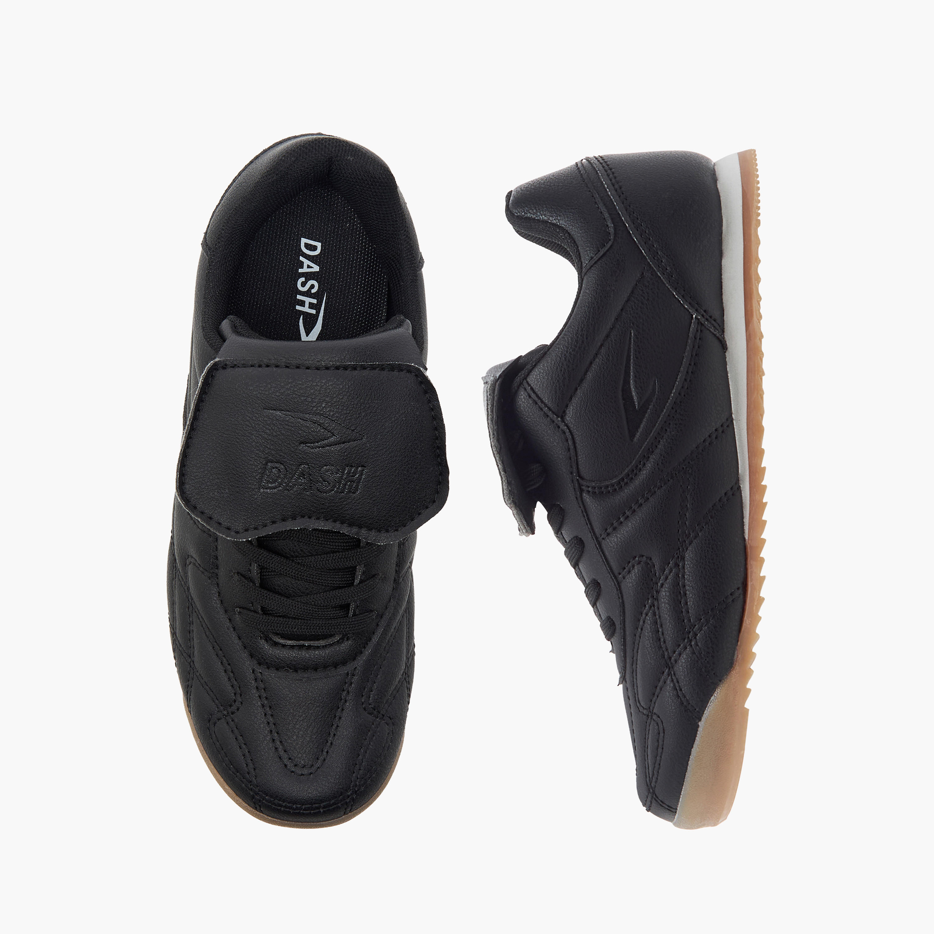 Dash Stitch Detail Sneakers with Lace-Up Closure-boys-shoes-sneakers-image-1