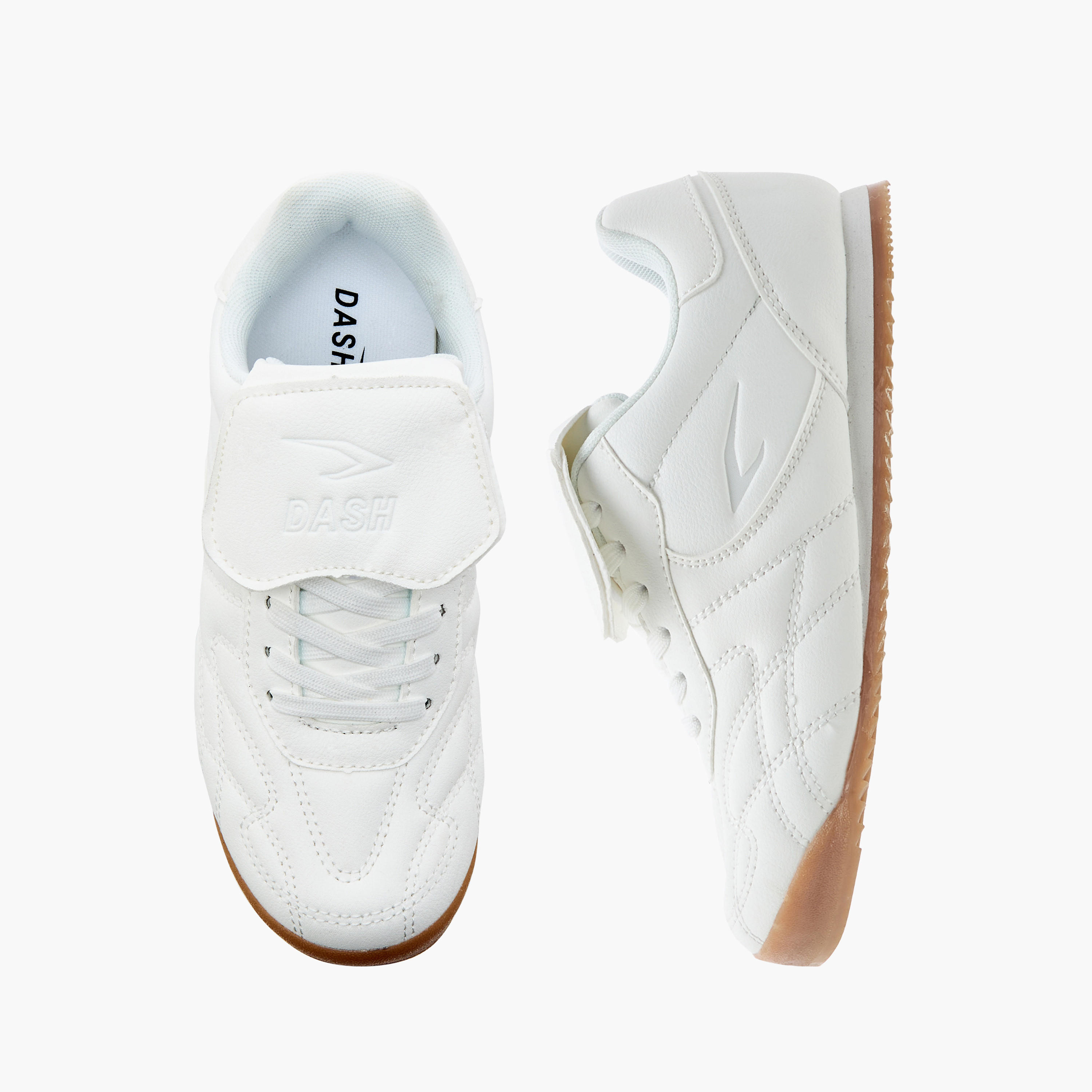 Dash Stitch Detail Sneakers with Lace-Up Closure-boys-shoes-sneakers-image-1