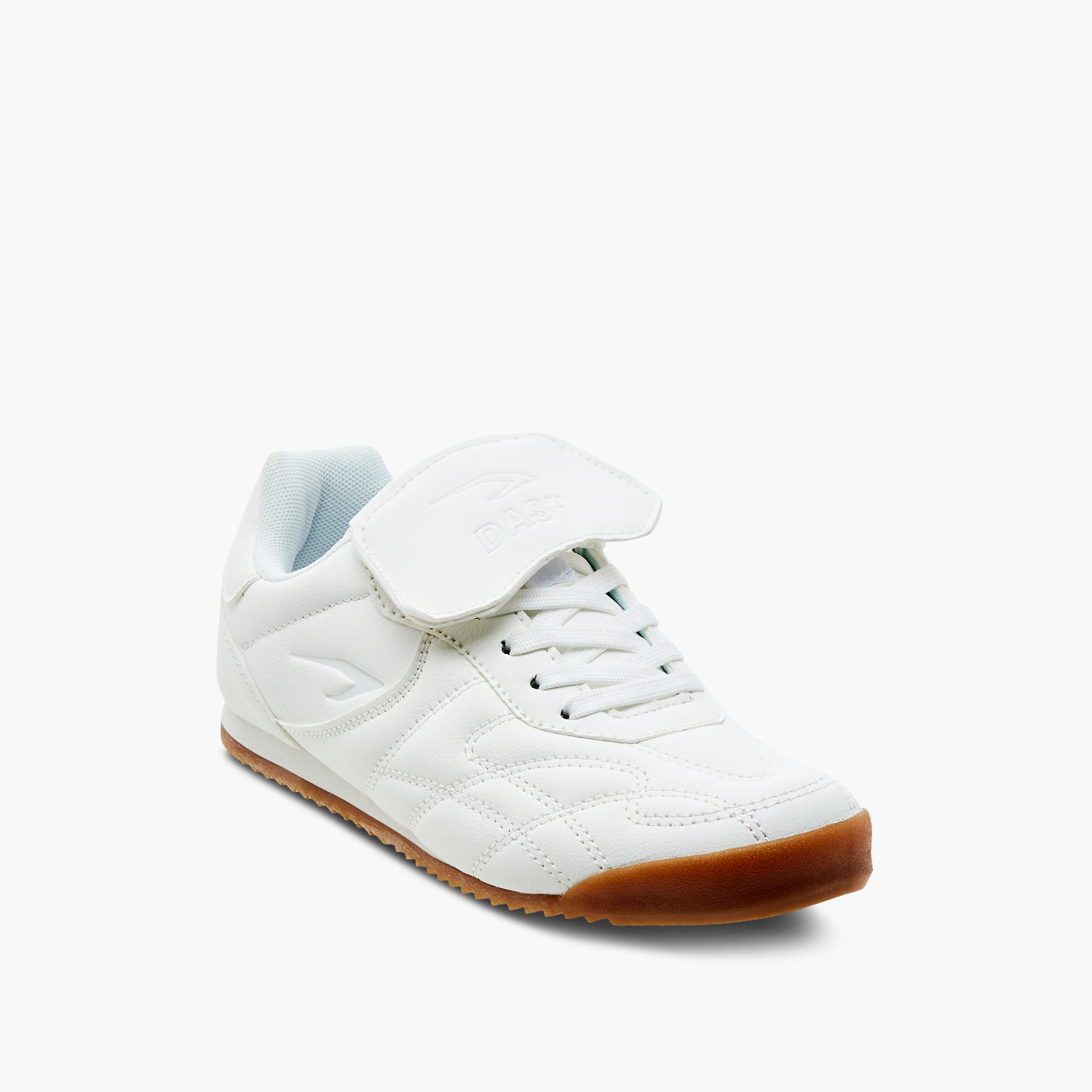 Dash Stitch Detail Sneakers with Lace-Up Closure-boys-shoes-sneakers-image-2