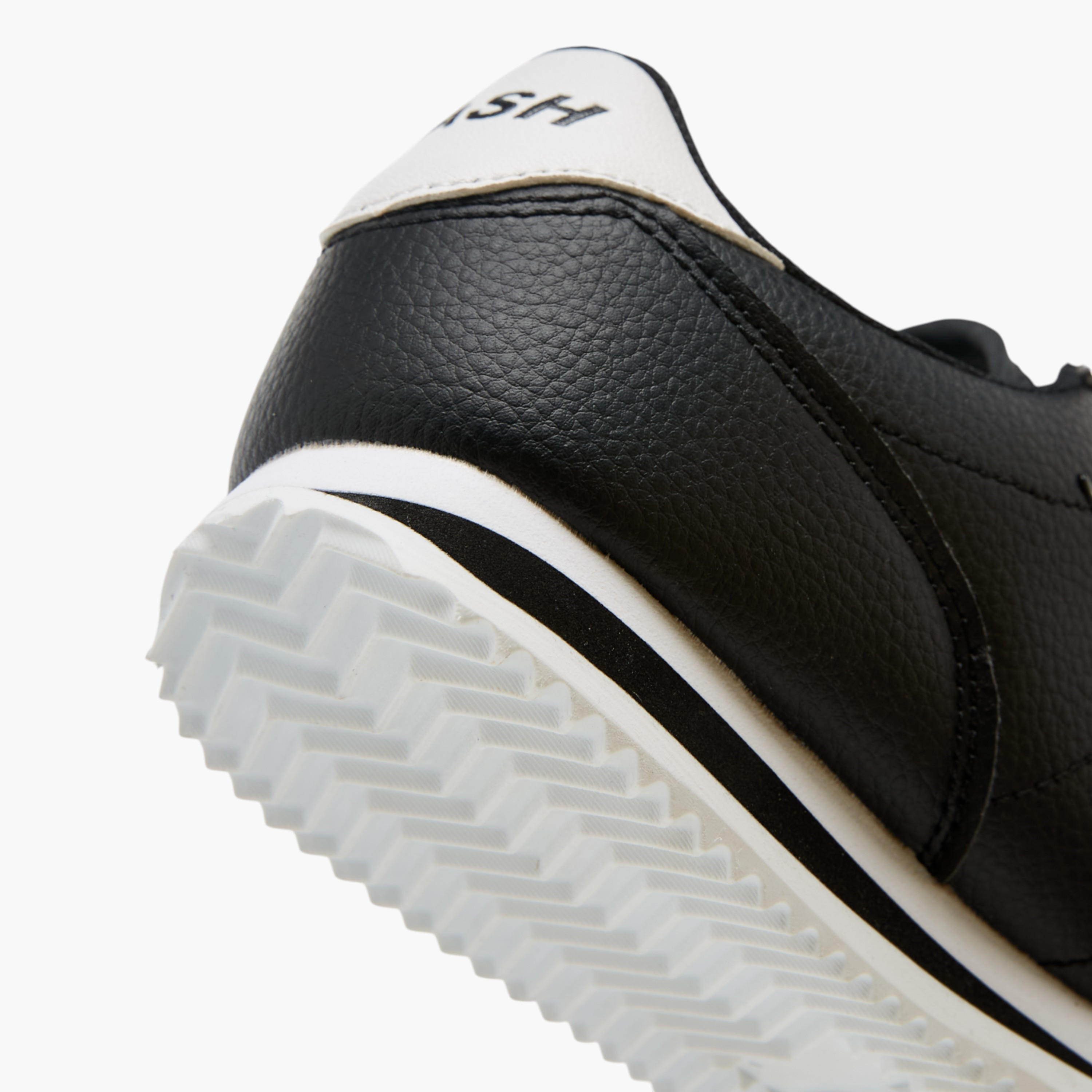 Dash Panelled Sneakers with Hook and Loop Closure-boys-shoes-sneakers-image-5