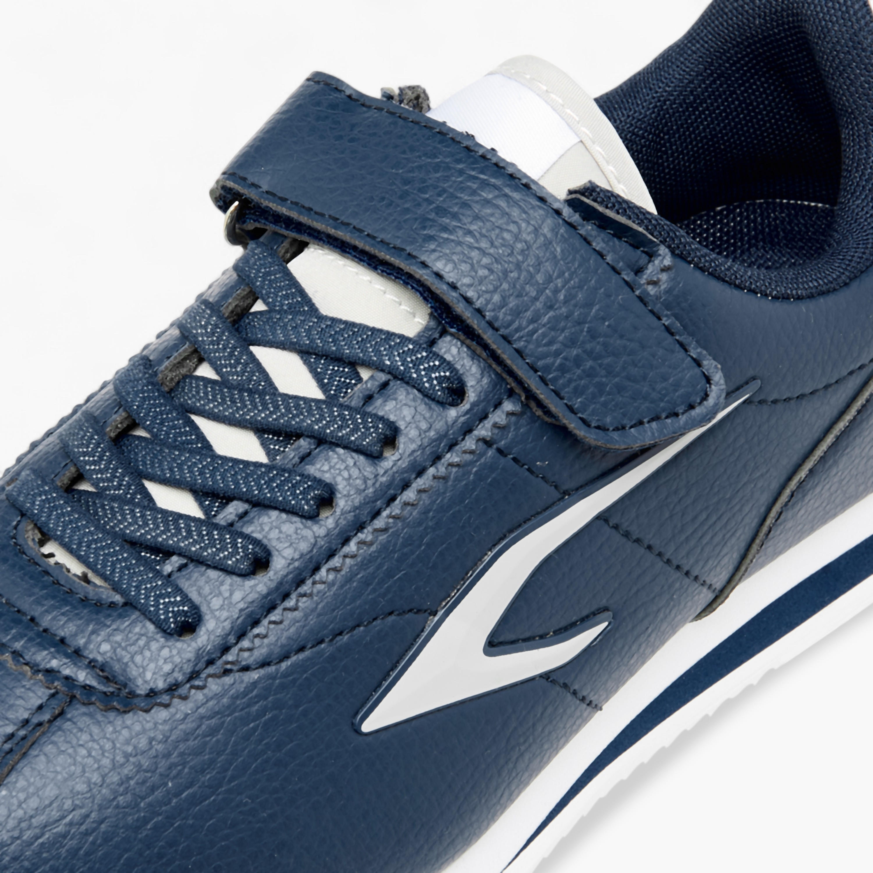 Dash Panelled Sneakers with Hook and Loop Closure-boys-shoes-sneakers-image-4