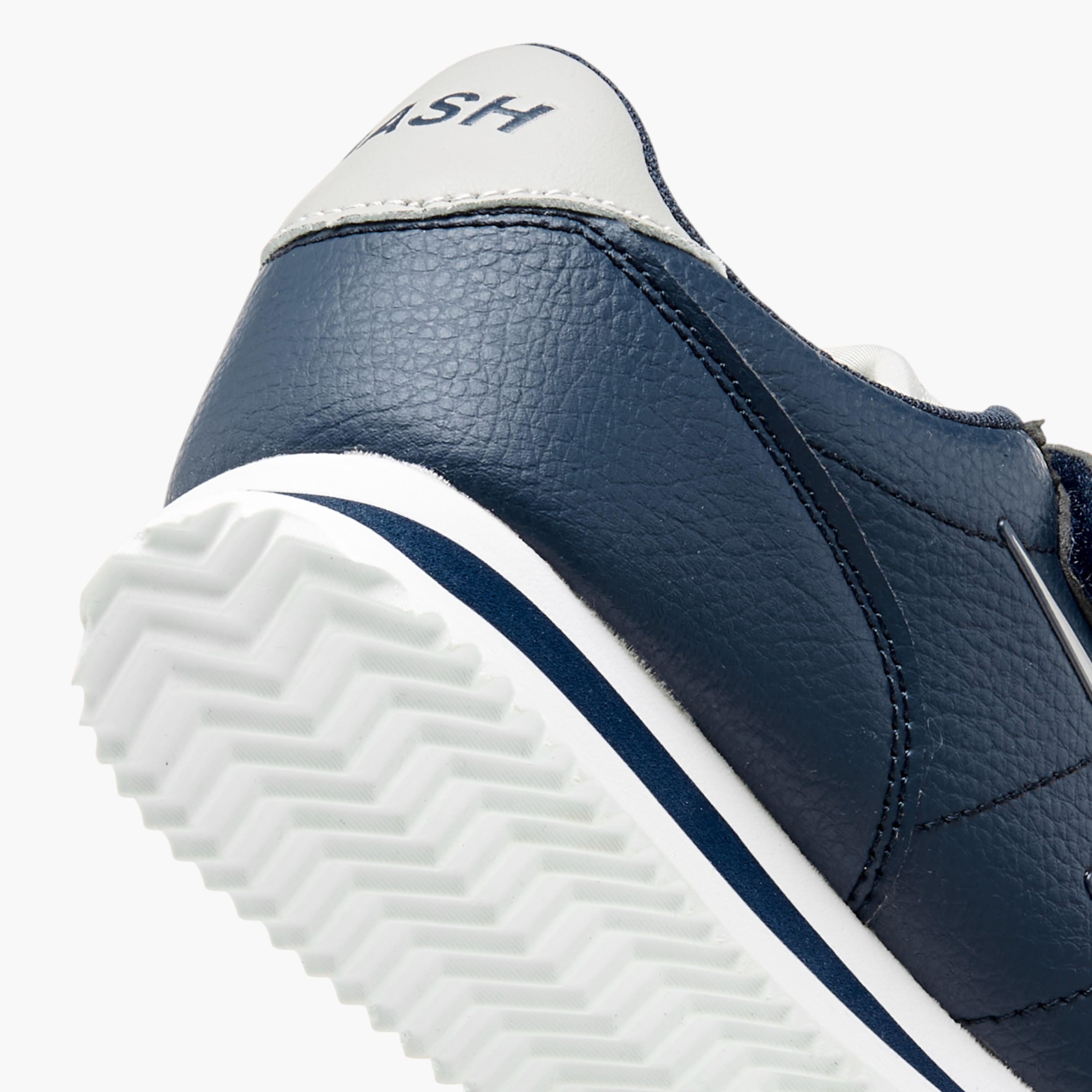 Dash Panelled Sneakers with Hook and Loop Closure-boys-shoes-sneakers-image-5