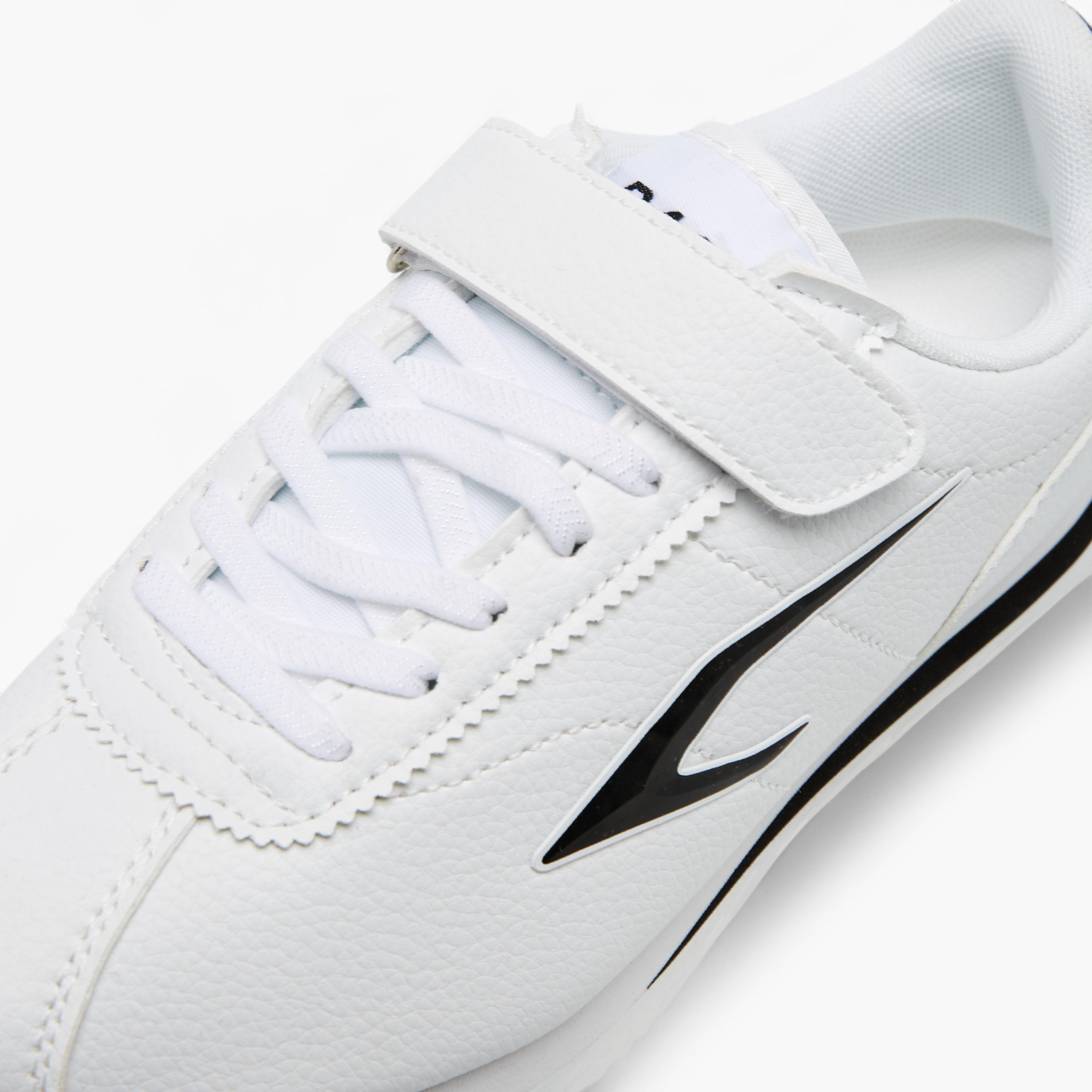 Dash Panelled Sneakers with Hook and Loop Closure-boys-shoes-sneakers-image-4