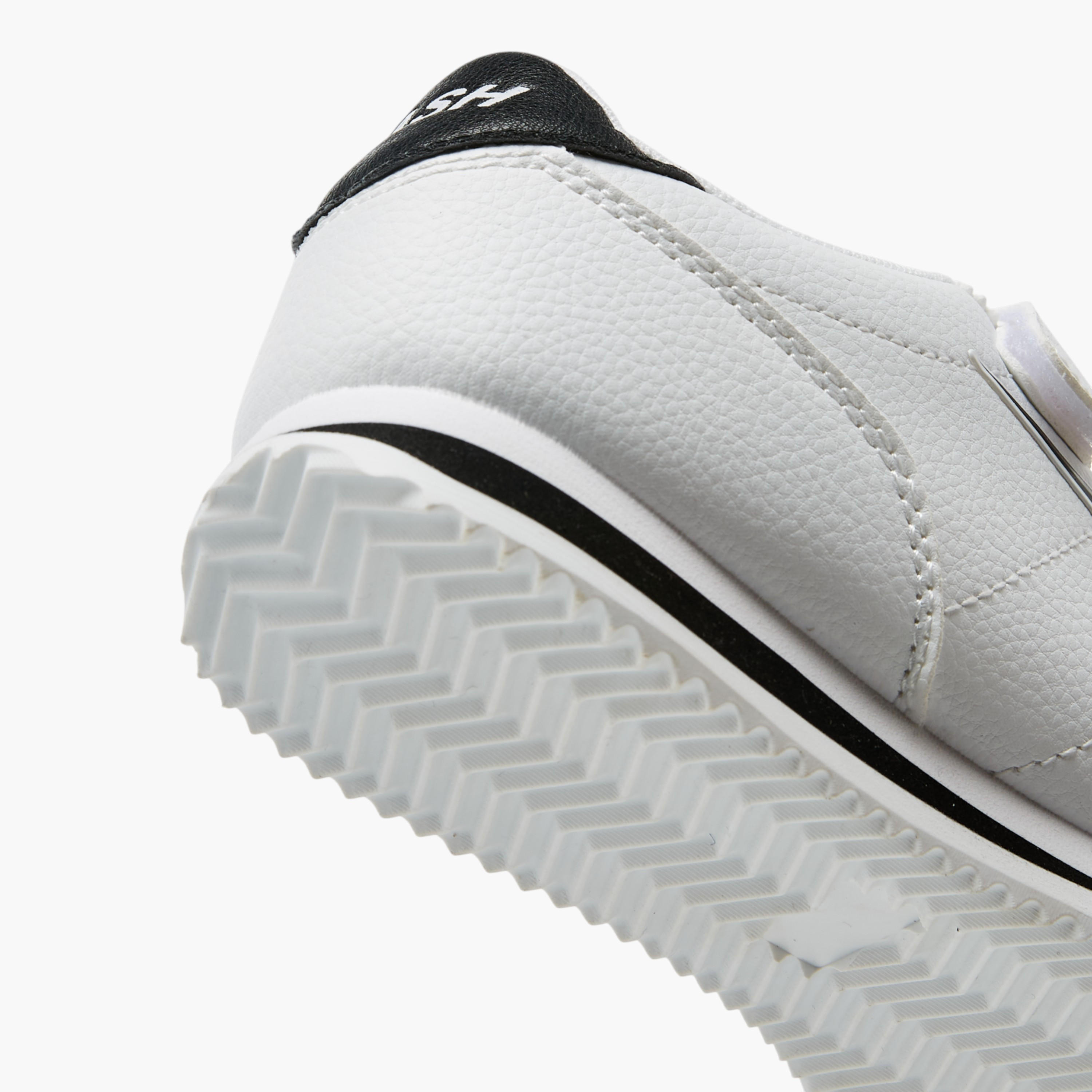 Dash Panelled Sneakers with Hook and Loop Closure-boys-shoes-sneakers-image-5