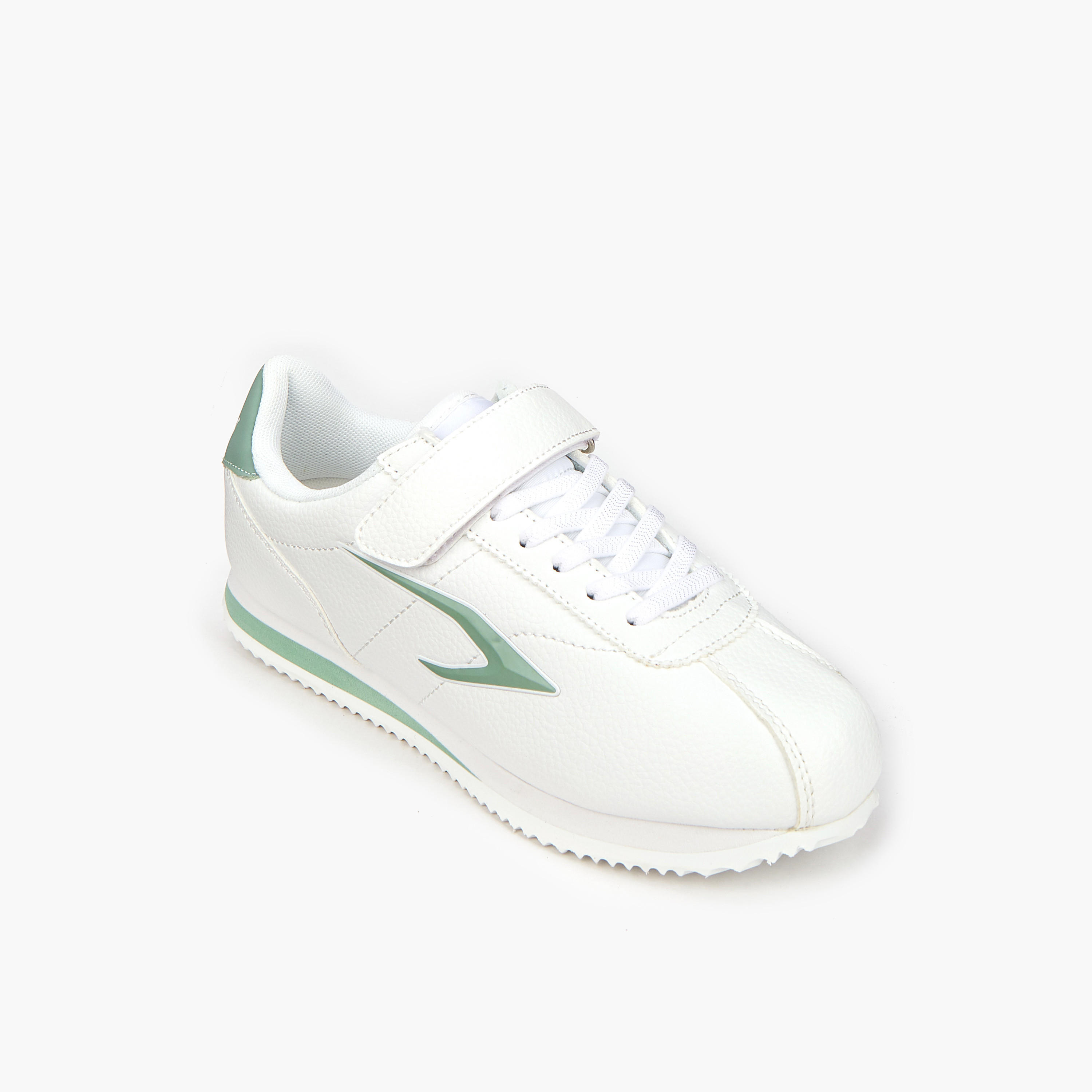 Dash Panelled Sneakers with Hook and Loop Closure-girls-shoes-sneakers-image-3