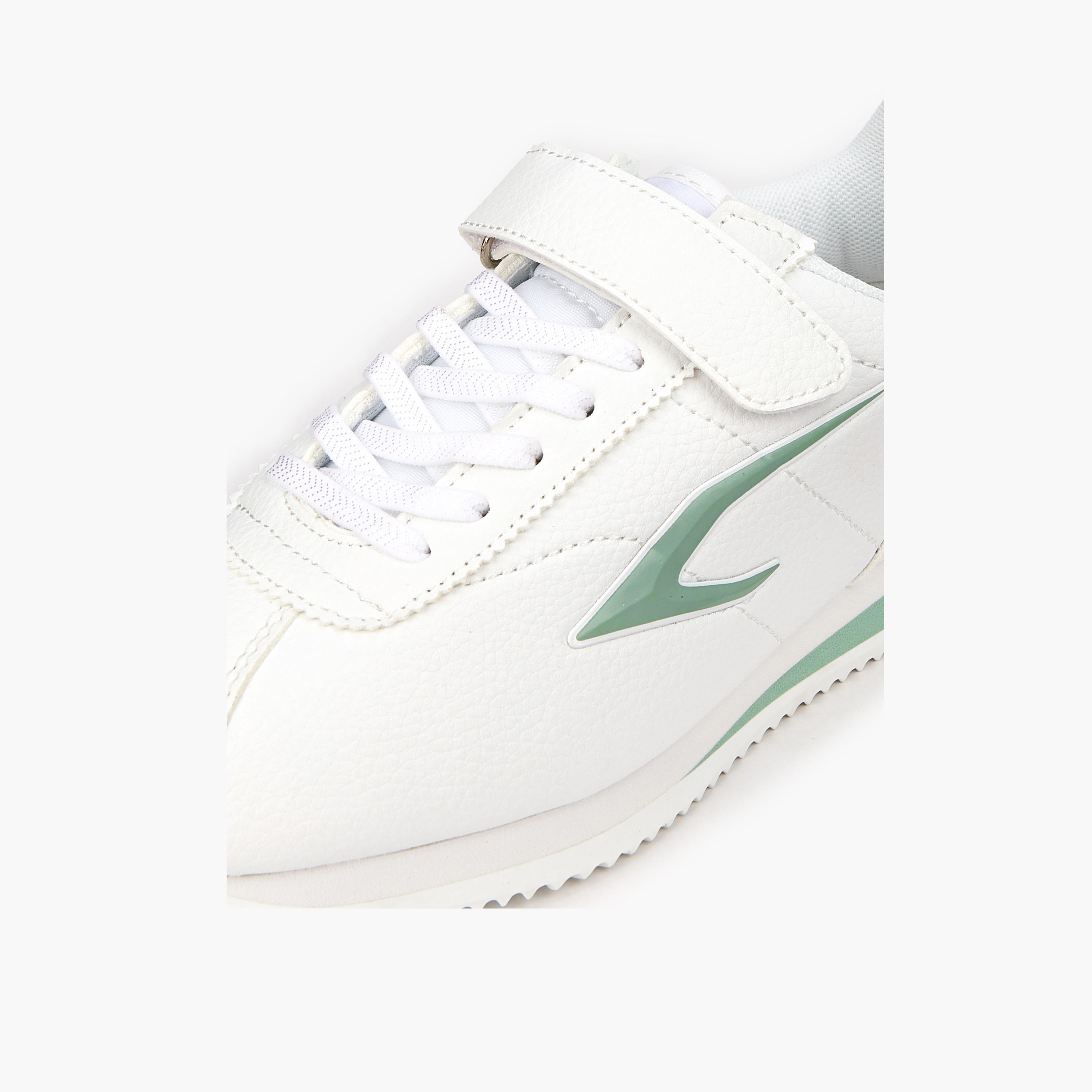 Dash Panelled Sneakers with Hook and Loop Closure-girls-shoes-sneakers-image-5