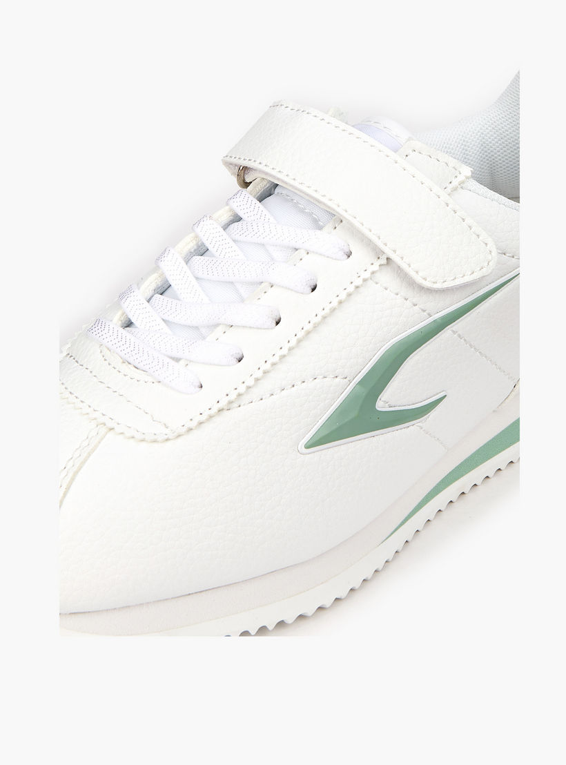 Dash Panelled Sneakers with Hook and Loop Closure-girls-shoes-sneakers-image-5