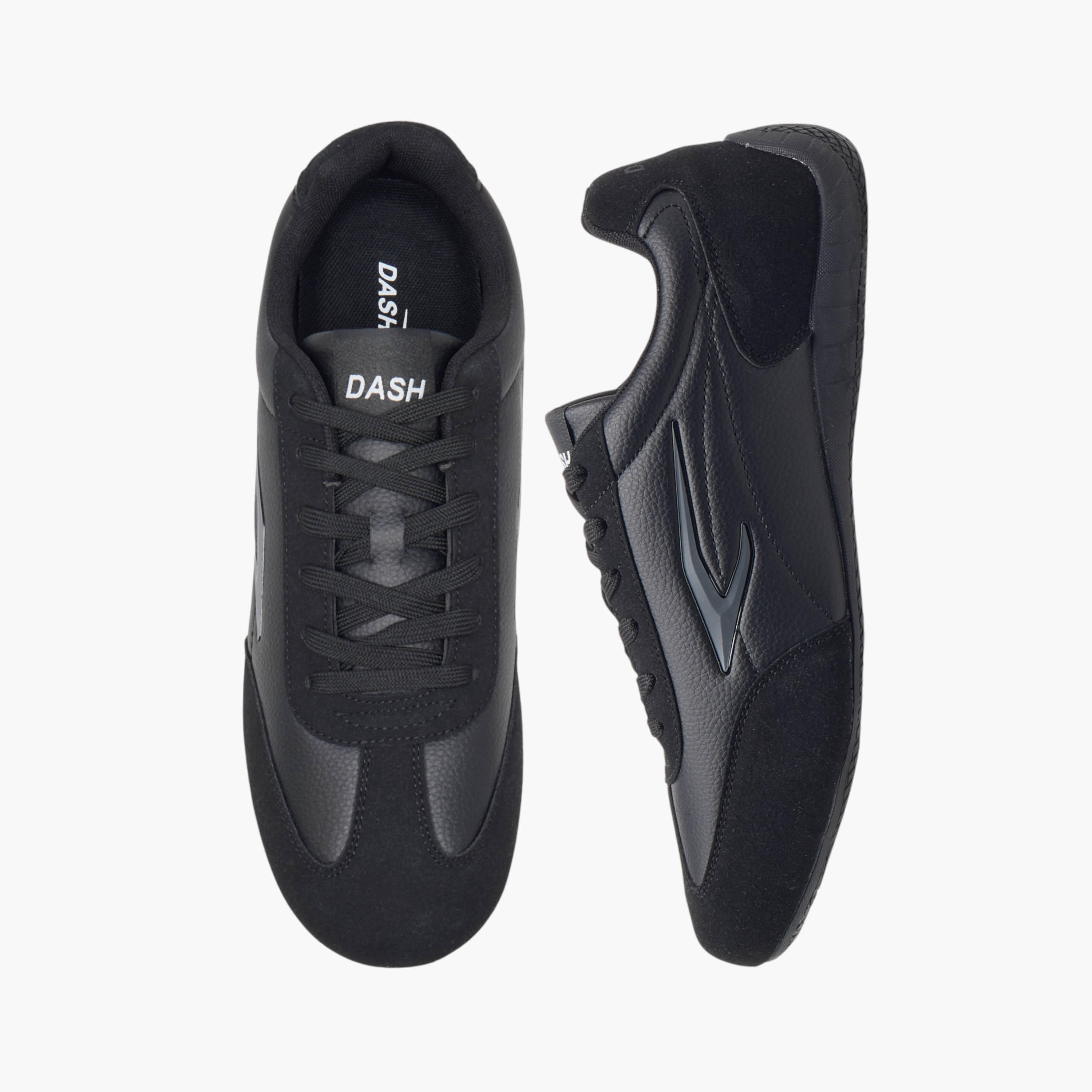 Dash Logo Detail Sports Shoes with Lace-Up Closure-men-shoes-sneakers-image-1