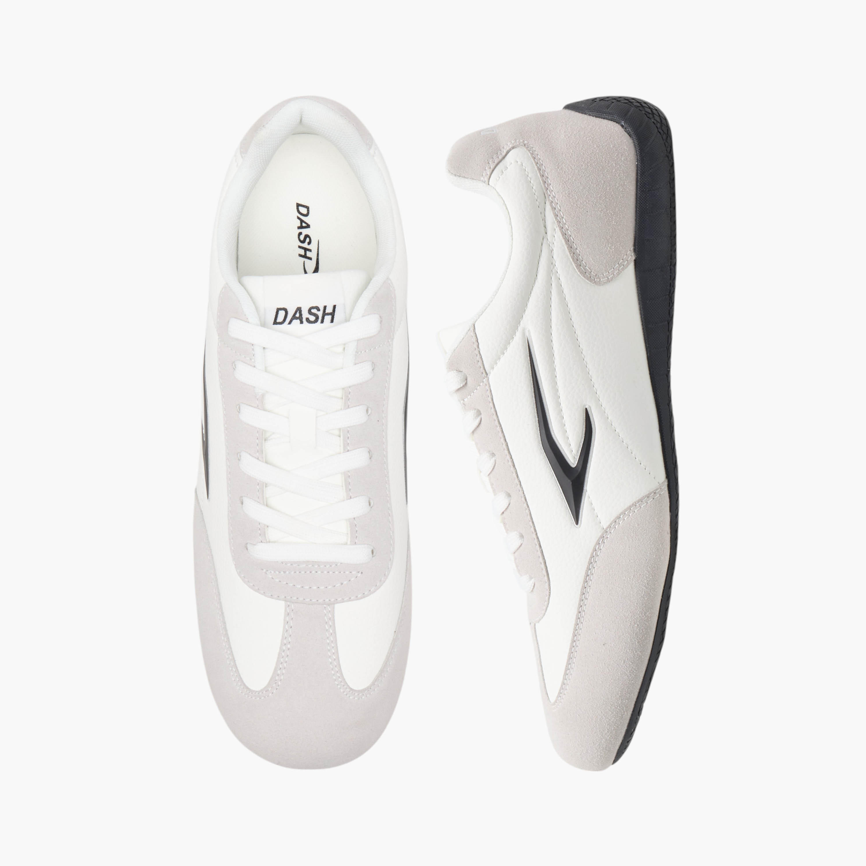 Dash Logo Detail Sports Shoes with Lace-Up Closure-men-shoes-sneakers-image-1
