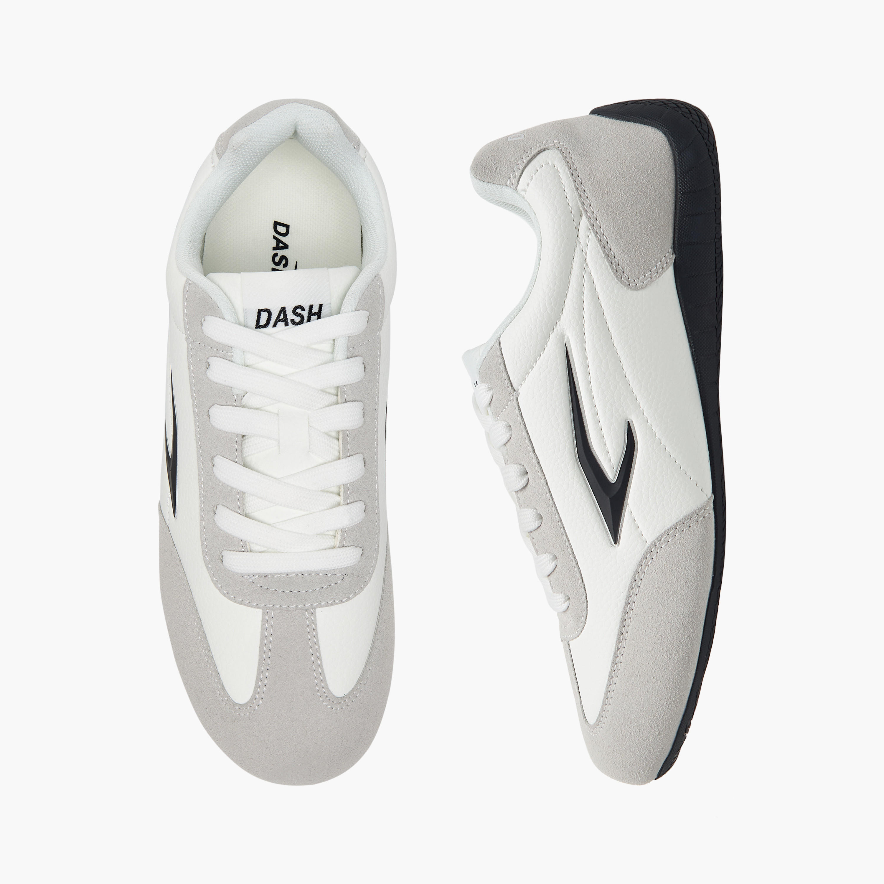 Dash Logo Detail Lace-Up Sports Shoes-women-shoes-sports-image-1