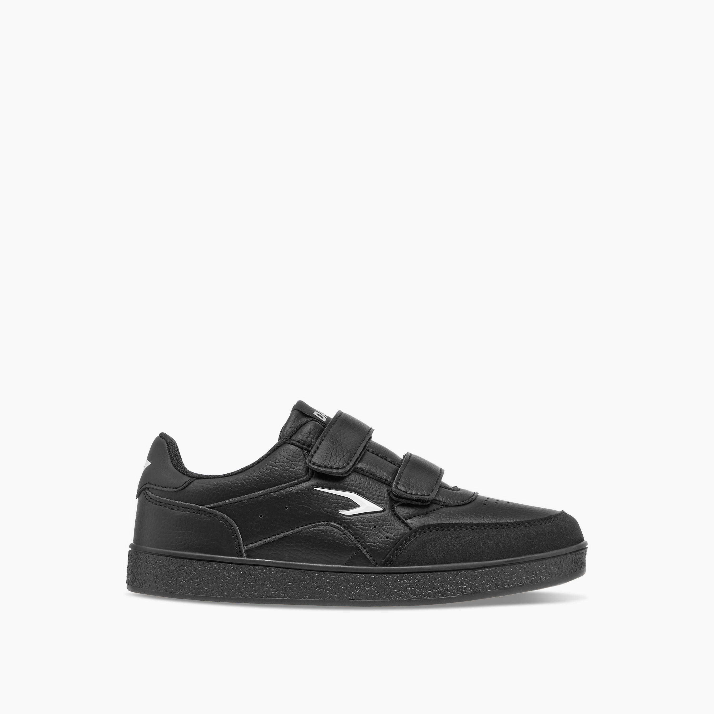 Dash Logo Detail Sneakers with Hook and Loop Closure-boys-shoes-sneakers-image-3